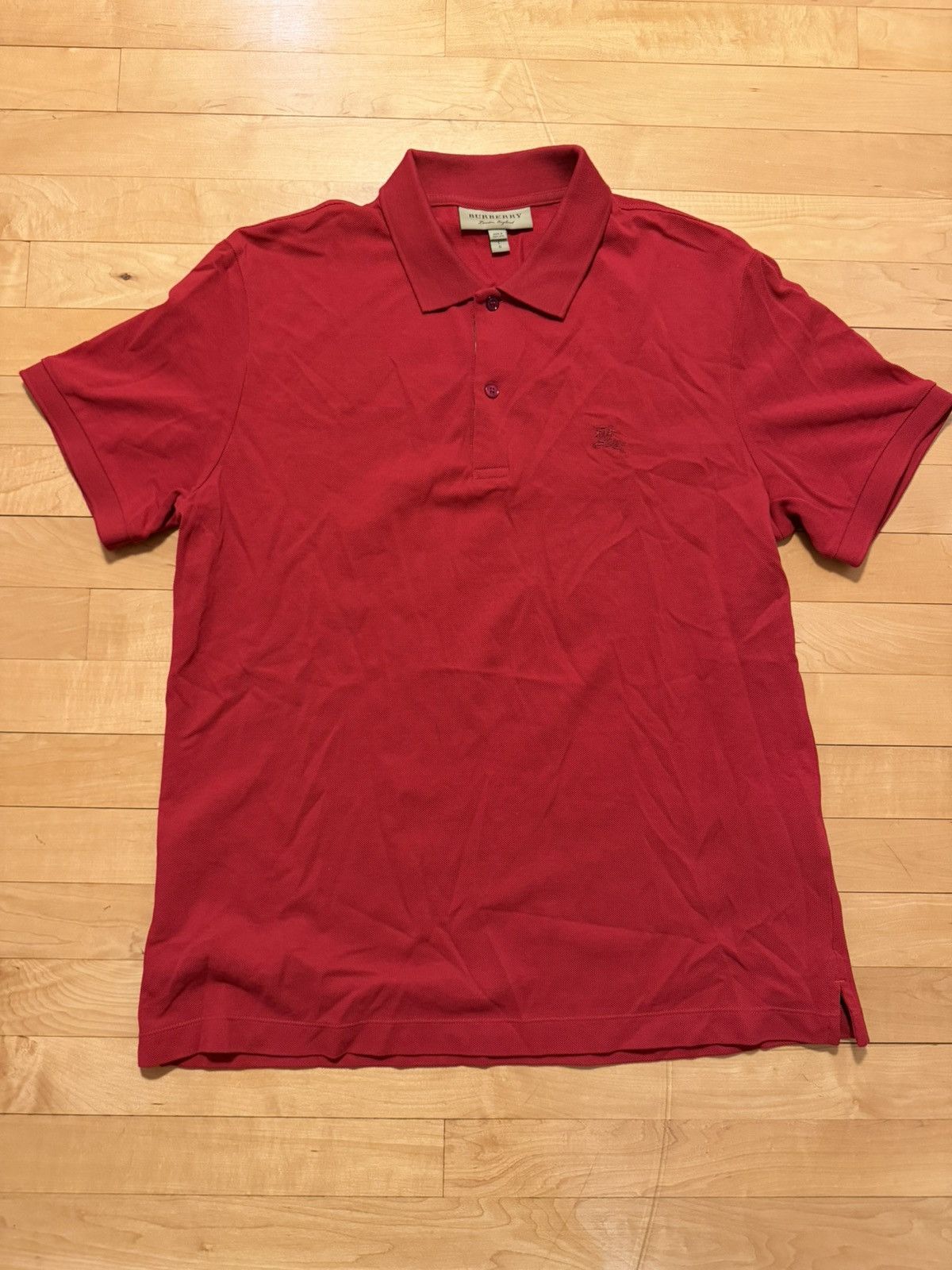 Burberry Red Classic Polo