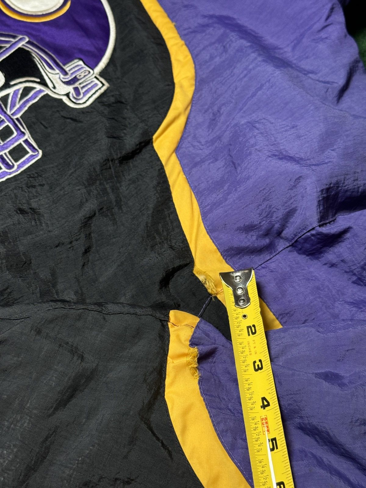 Logo Athletic × NFL × Vintage VTG 90s Minessota Vikings RARE Logo Athletic Full Zip Jacket Size US XL / EU 56 / 4 - 11 Thumbnail