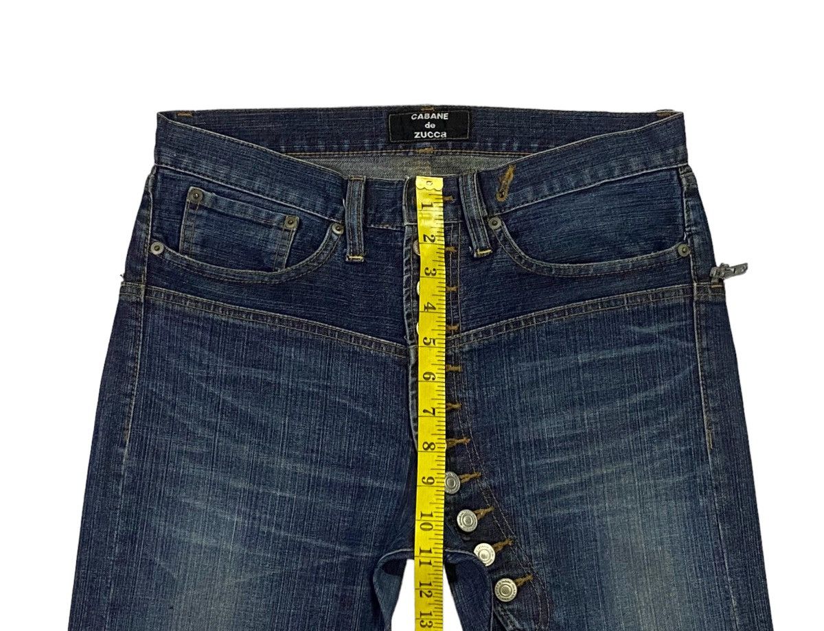 CABANE de ZUCCa Cabane De Zucca Asymmetrical Button Ups Denim Pants Size US 30 / EU 46 - 5 Thumbnail