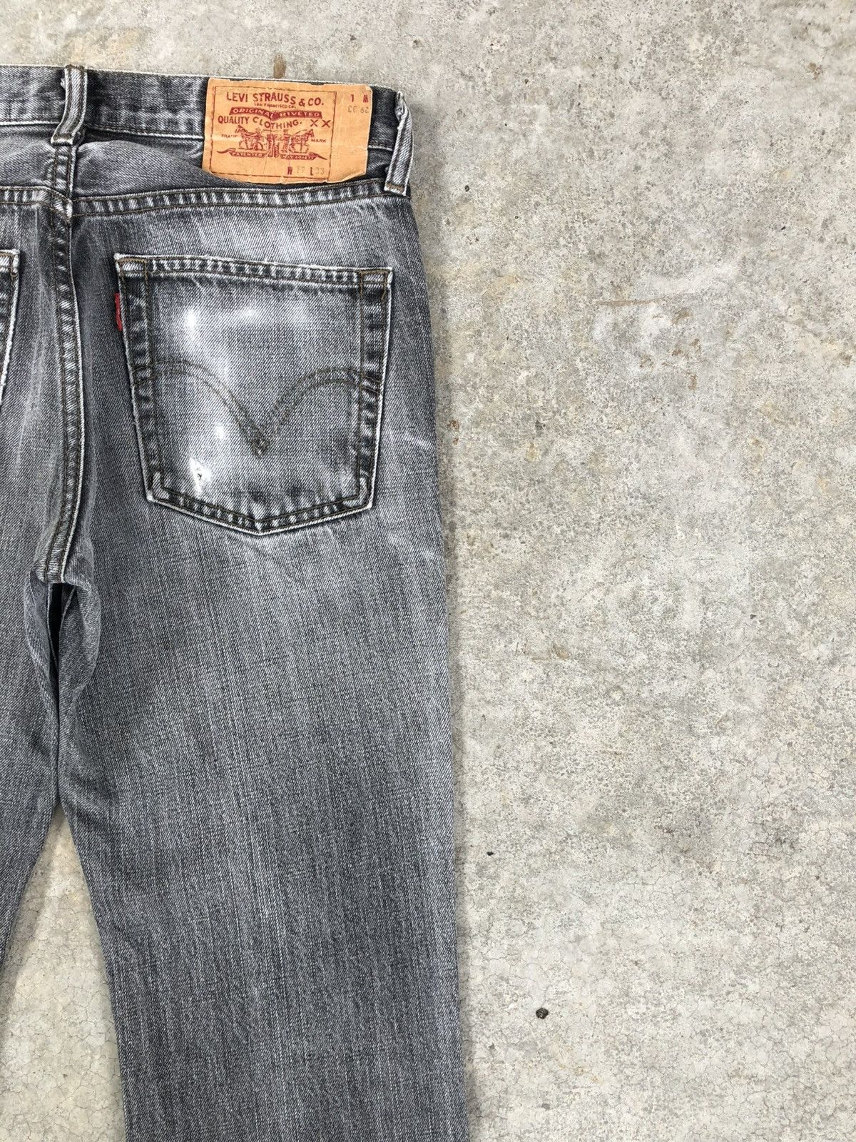 If Six Was Nine Levis 517 Flared Jeans Bootcut Distressed Jeans Size US 29 - 10 Thumbnail