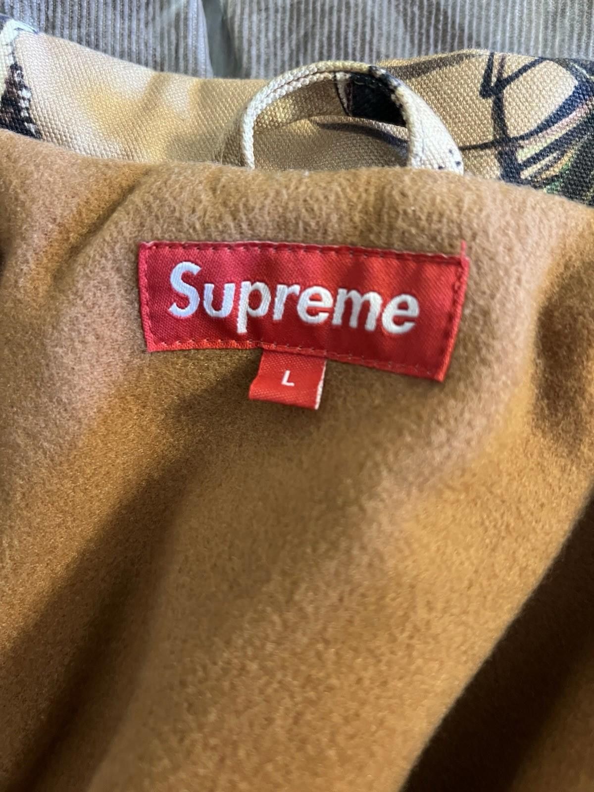 Supreme SS12 Supreme Dog Duck Hunting Chore Jacket Size L Size US L / EU 52-54 / 3 - 11 Thumbnail