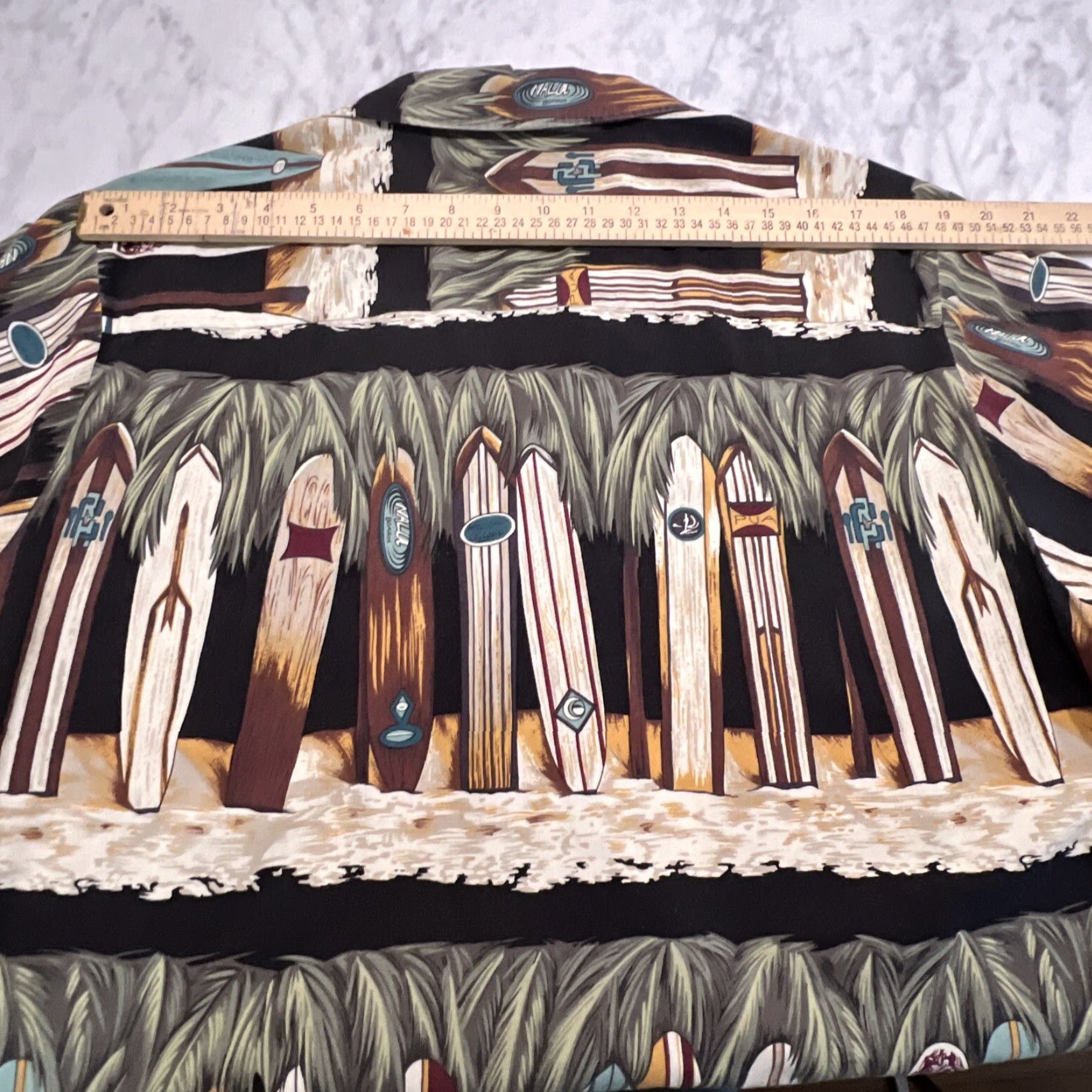 Vintage Kalaheo Hawaiian Shirt Men’s M Surf Boards All Over Button Up Size US M / EU 48-50 / 2 - 8 Thumbnail