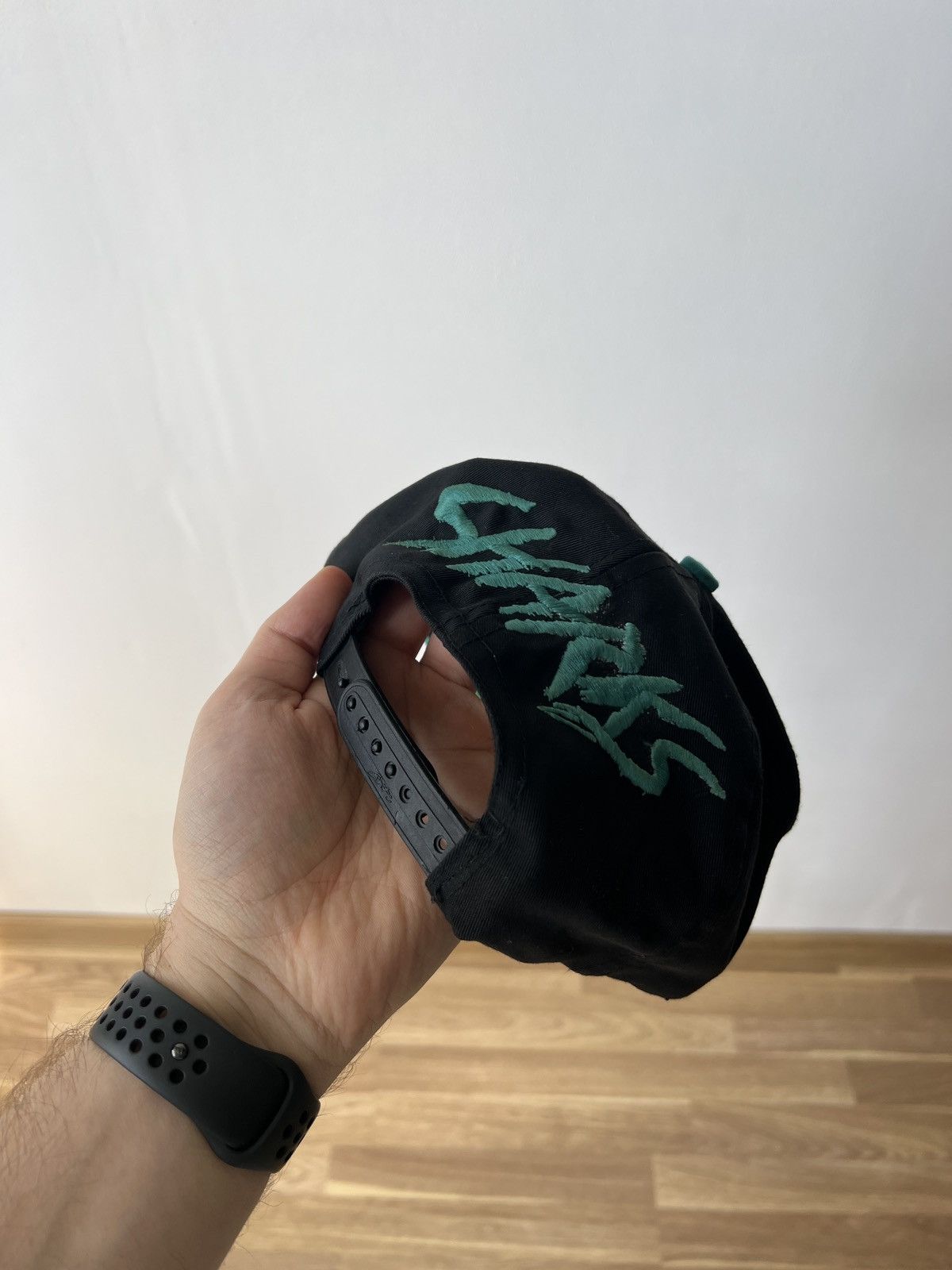 Other Vintage 90's San Jose Sharks AJD Black Snapback Cap Size ONE SIZE - 4 Thumbnail