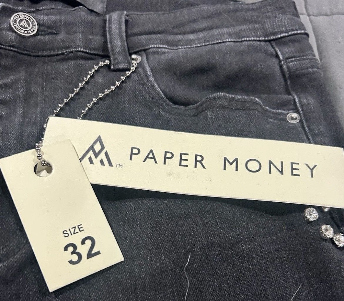 Other Paper Money "Ric Flare" Studded Black Flare Jeans – size 32 Size US 32 / EU 48 - 4 Thumbnail