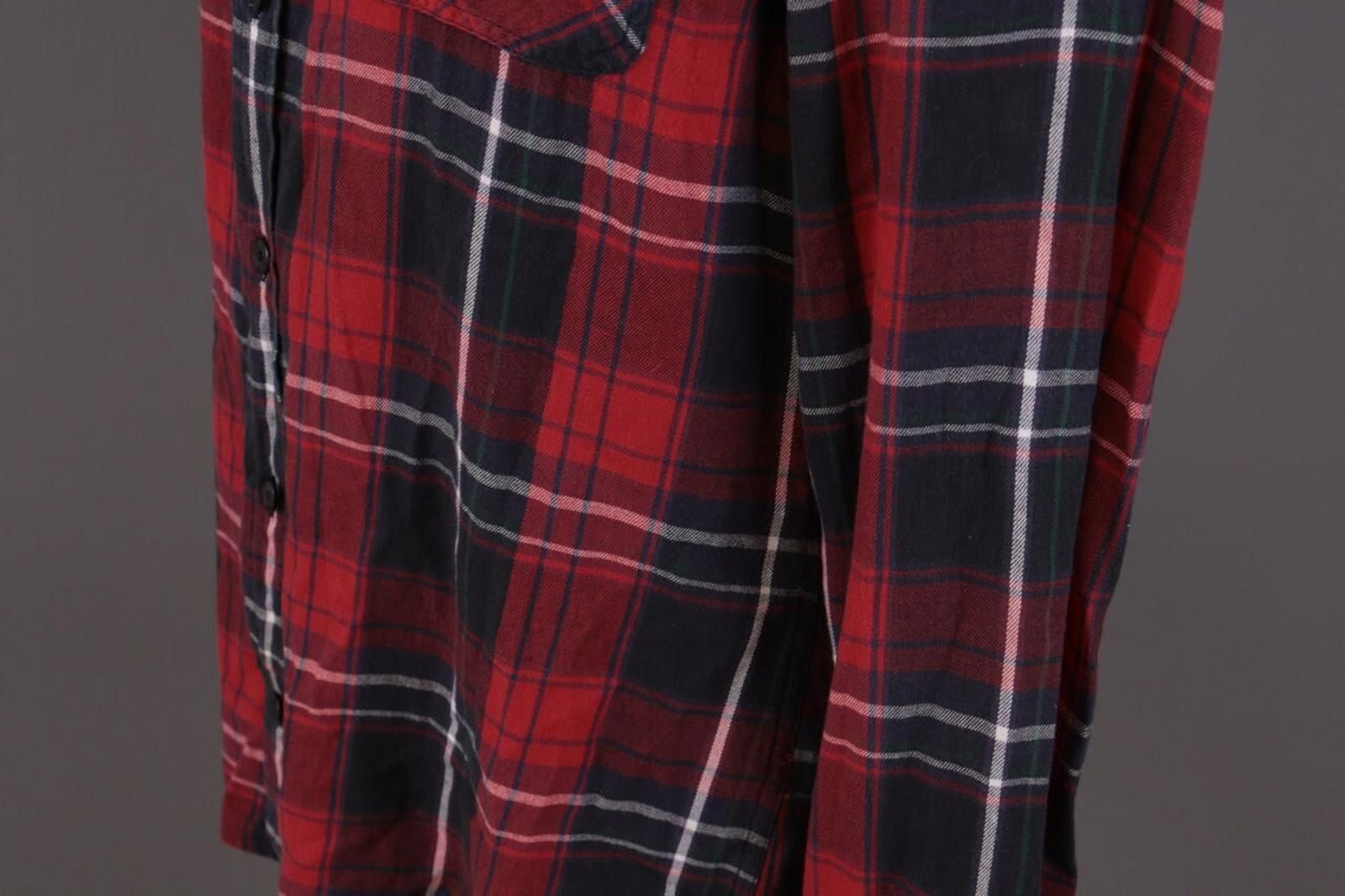 Denim & Supply Ralph Lauren Denim & Supply Ralph Lauren Red Flannel Overshirt Shirt Sz L Size US L / EU 52-54 / 3 - 7 Thumbnail