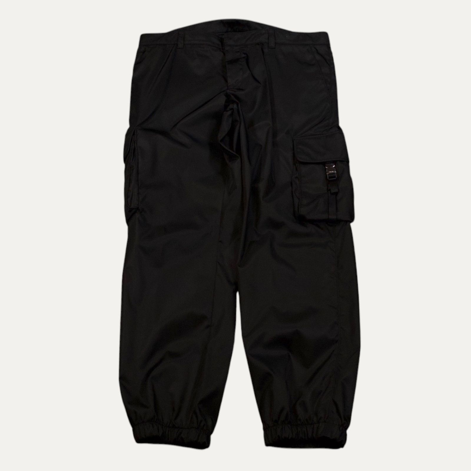 Prada Prada Black Re-Nylon Cargo Trousers Size US 40 / EU 56 - 1 Thumbnail