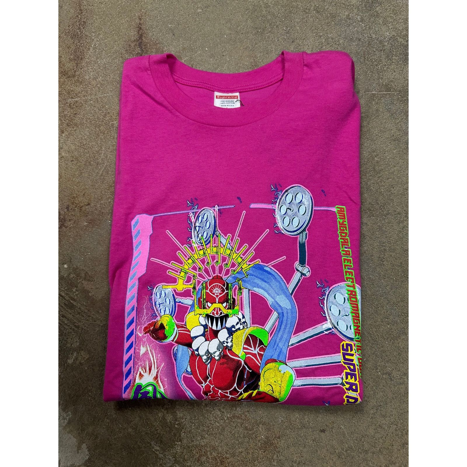 Supreme Supreme Electro Tee Pink Large New Size US L / EU 52-54 / 3 - 1 Thumbnail