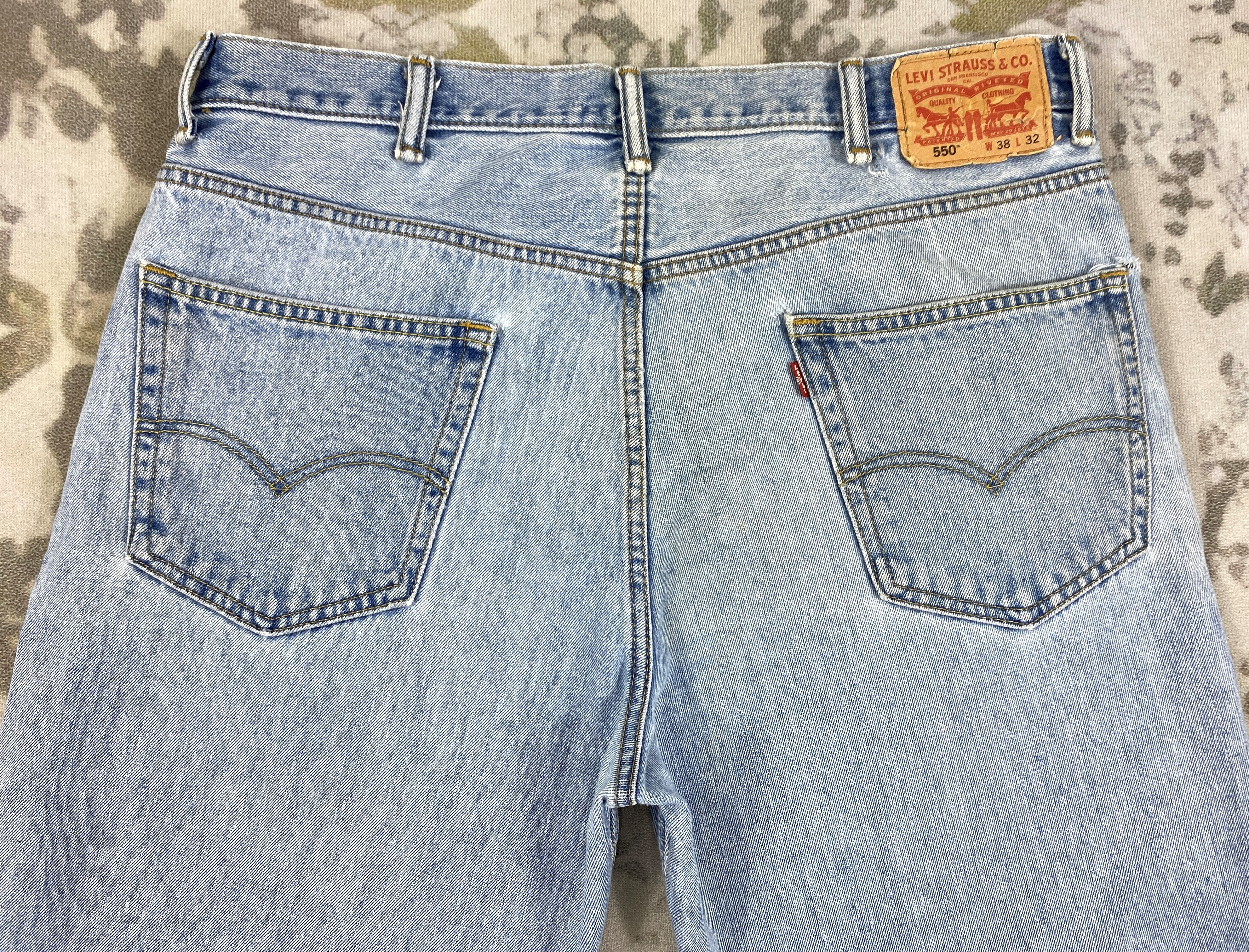 Levi's Mid Blue Vintage Levi's 550 Jeans 38x31.5 Denim -SJ010 Size US 38 / EU 54 - 4 Thumbnail