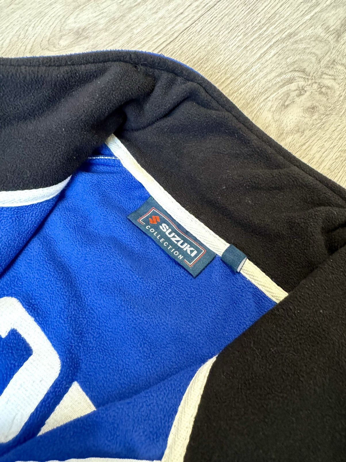 Vintage 🔷Vintage Suzuki Racing Fleece Jacket 90s🔷 Size US S / EU 44-46 / 1 - 6 Thumbnail