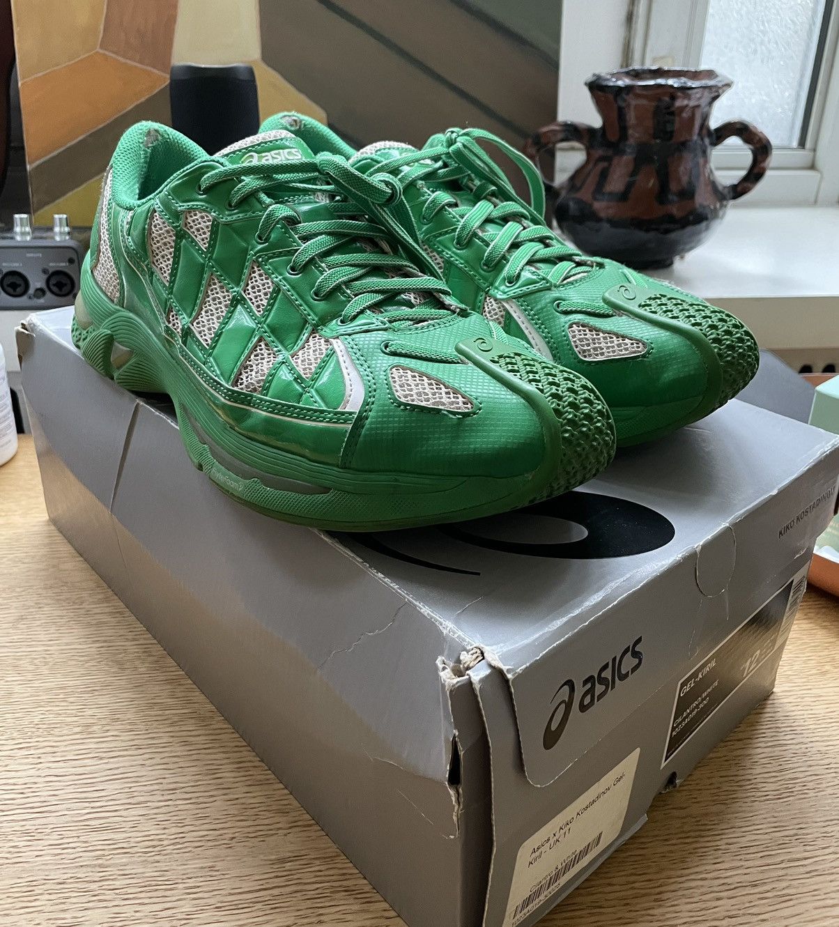 Asics × Kiko Kostadinov Cilantro Kiko Kostadinov Gel-Kiril Asics Size US 12 / EU 45 - 9 Thumbnail