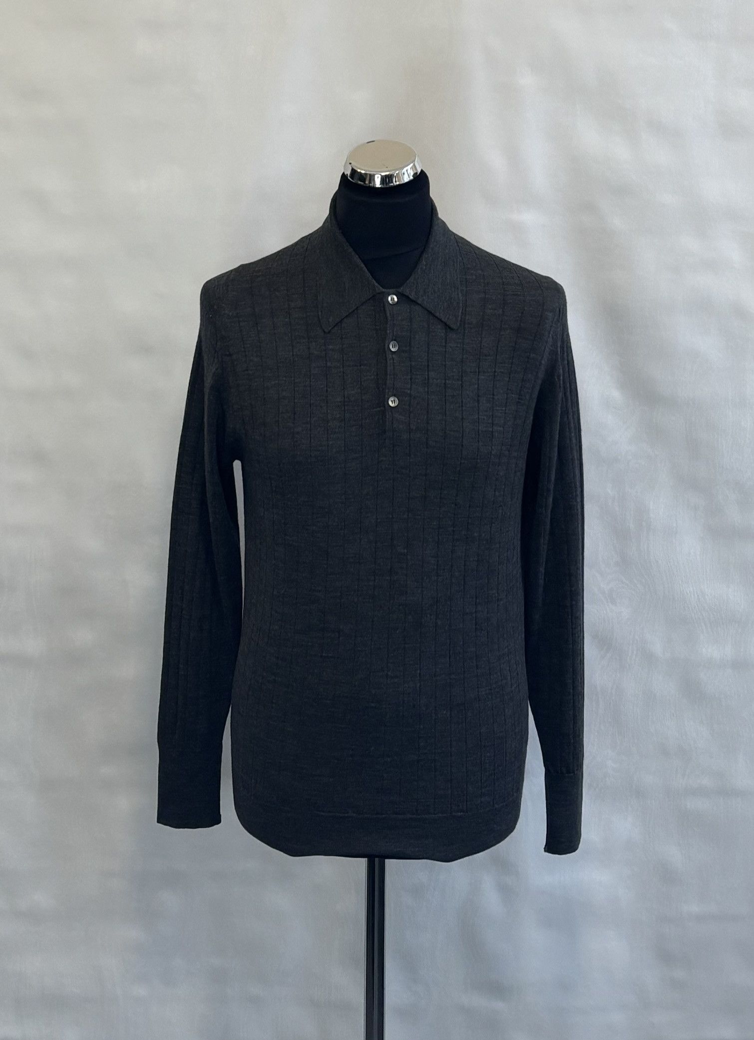 John Smedley Longsleeve Polo John Smedley vintage 80s Size. M Size US M / EU 48-50 / 2 - 1 Thumbnail