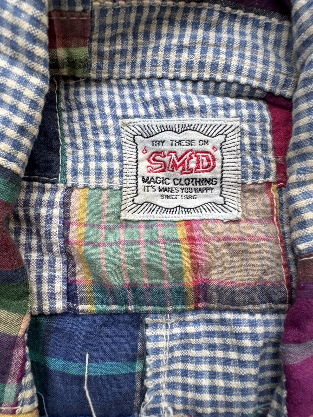 Japanese Brand SMD Japan Custom Patch Pullover Shirt Size US XL / EU 56 / 4 - 13 Thumbnail