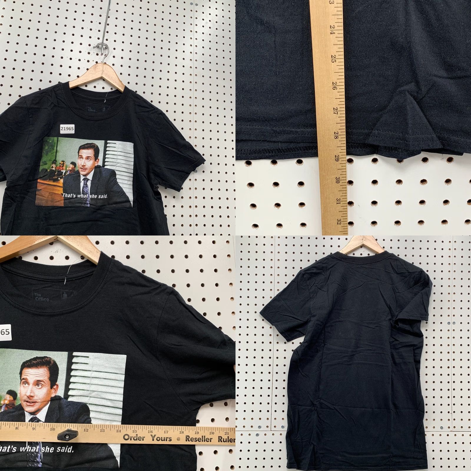 Vintage The OFFICE Shirt Black That’s What She Said Adult Medium 19x28.5 Funny TV TEE Size US M / EU 48-50 / 2 - 9 Thumbnail