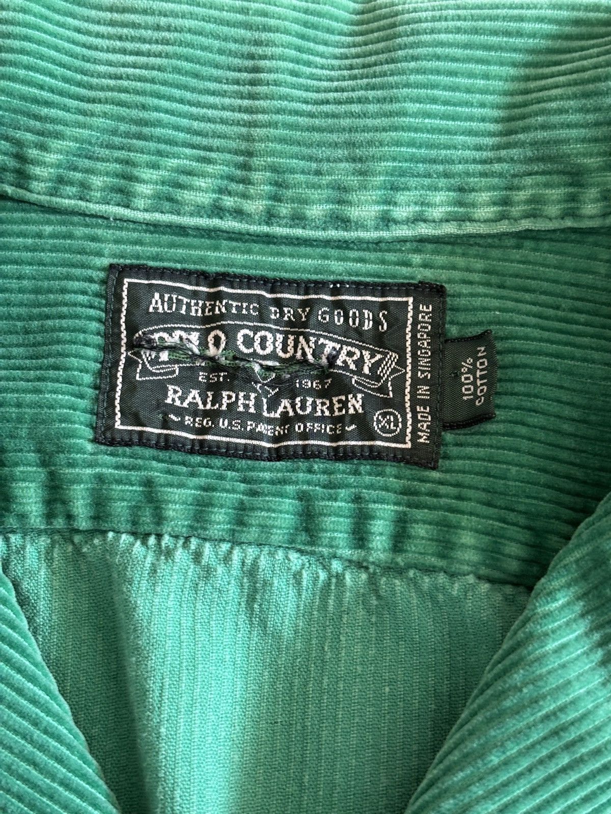 Polo Ralph Lauren Vintage Polo Country Sportsman Ralph Lauren Corduroy Shirt Size US XL / EU 56 / 4 - 8 Thumbnail