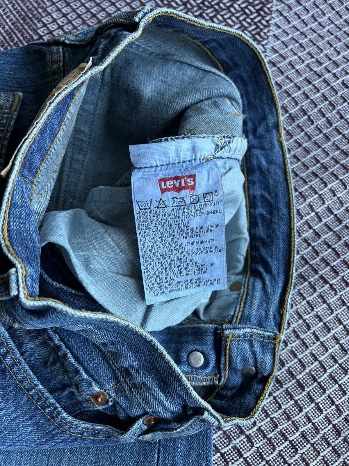 Jean × Levi's × Vintage Vintage Levis 501 Cotton 90s Streetwear Jeans Size W29 L34 Size US 29 - 10 Thumbnail