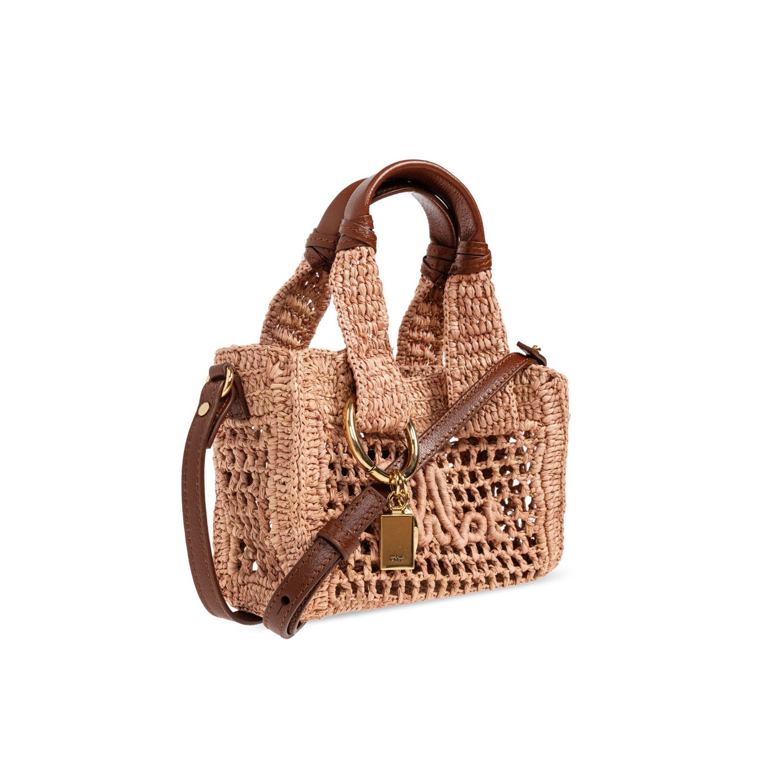Chloe CHLOE Summer Banana Mini East West Summery Pink Tote Bag New Size ONE SIZE - 3 Thumbnail