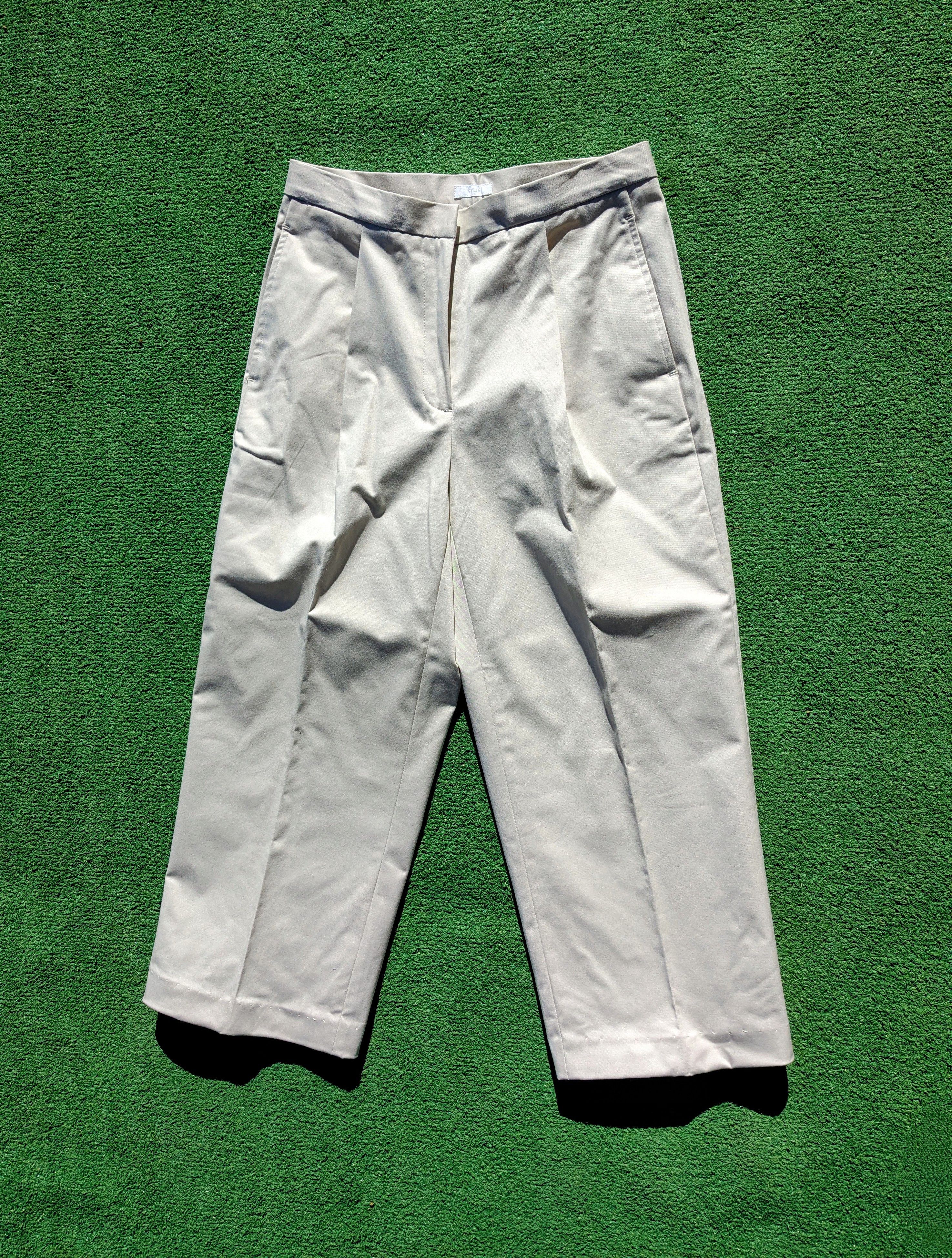 Liz Claiborne 90's Liz Claiborne Petite 8P Kylie HEMMED Relax Khaki Pants Size 30" / US 8 / IT 44 - 1 Thumbnail