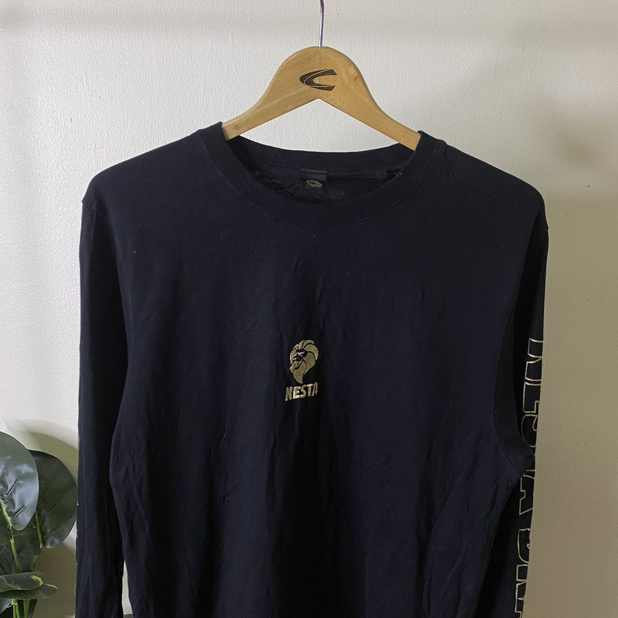 Japanese Brand Nesta Japanese Streetwear Brand Minimalist Design LS Tee Size US M / EU 48-50 / 2 - 2 Thumbnail