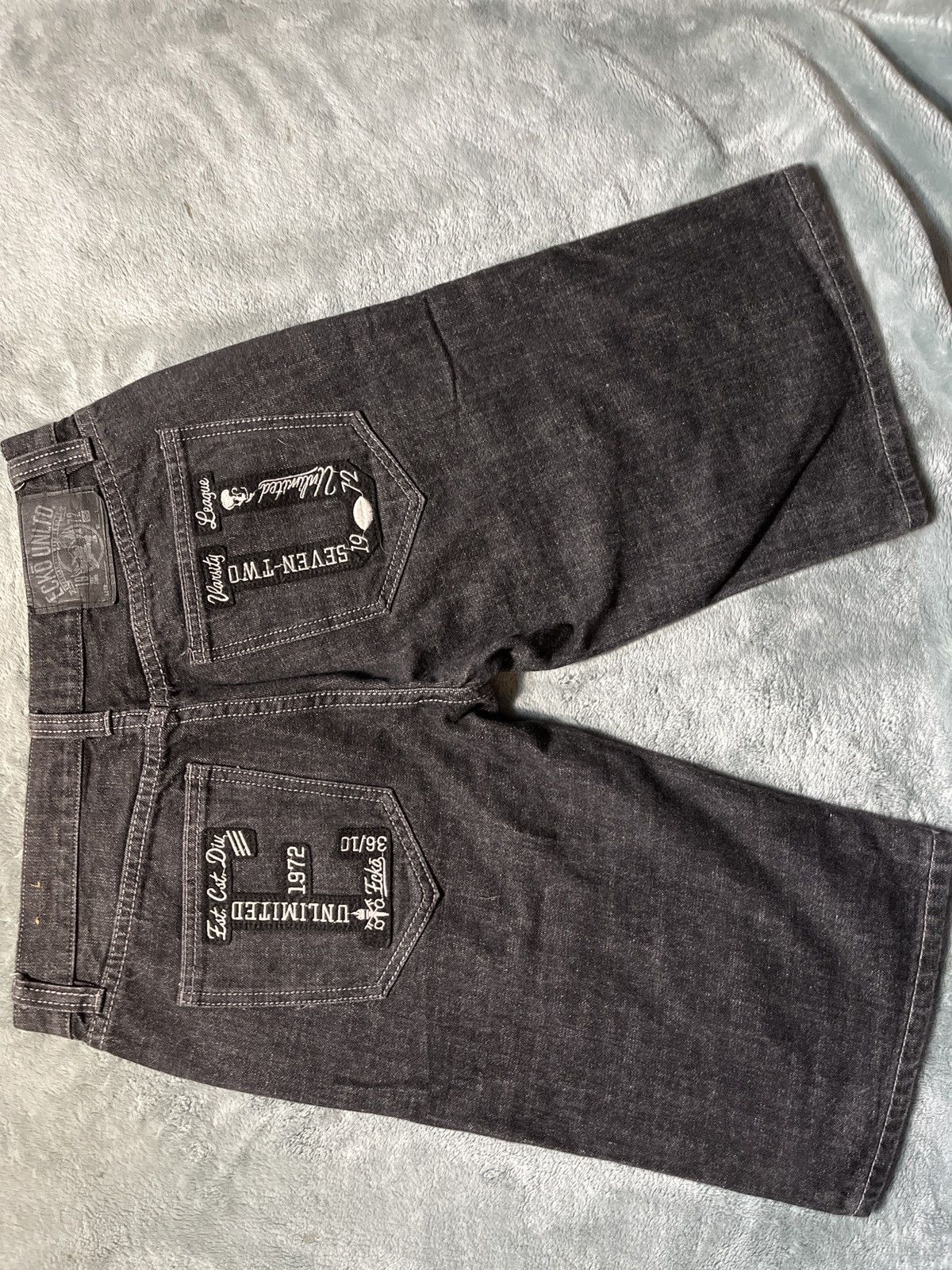 Ecko Unltd. × Marc Ecko Black y2k ecko unltd jorts vintage Size US 30 / EU 46 - 2 Thumbnail