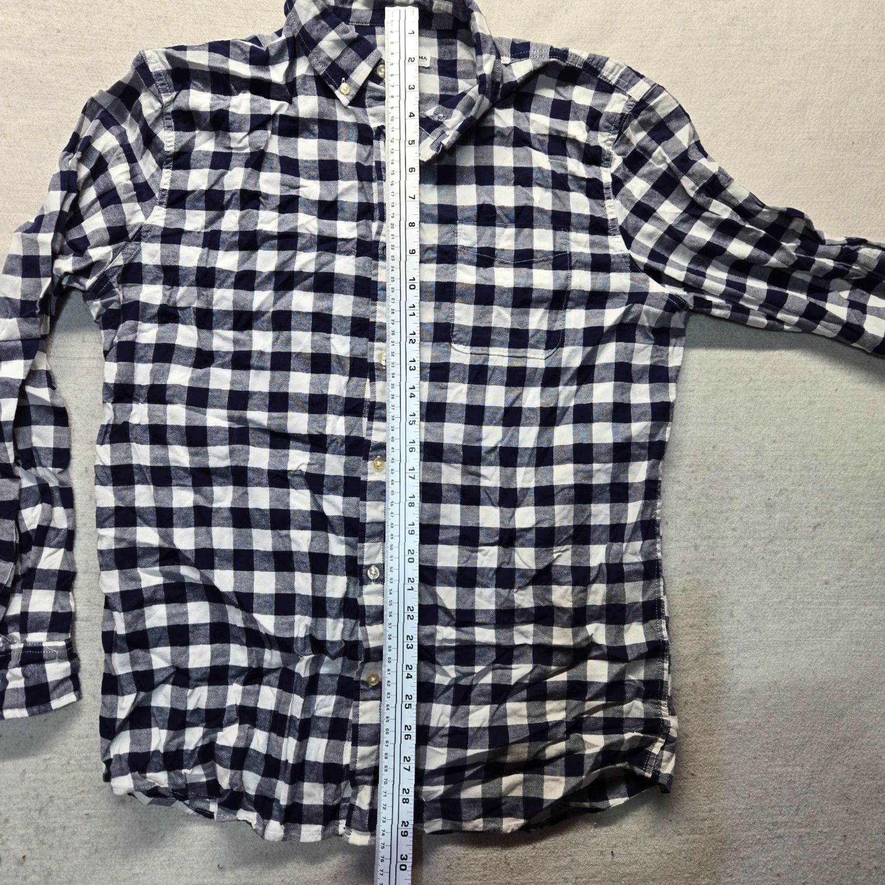 Alife Sonoma Blue Checkered Button-Up Shirt Men's Adult Large Long Sleeve Casual Size US L / EU 52-54 / 3 - 6 Thumbnail
