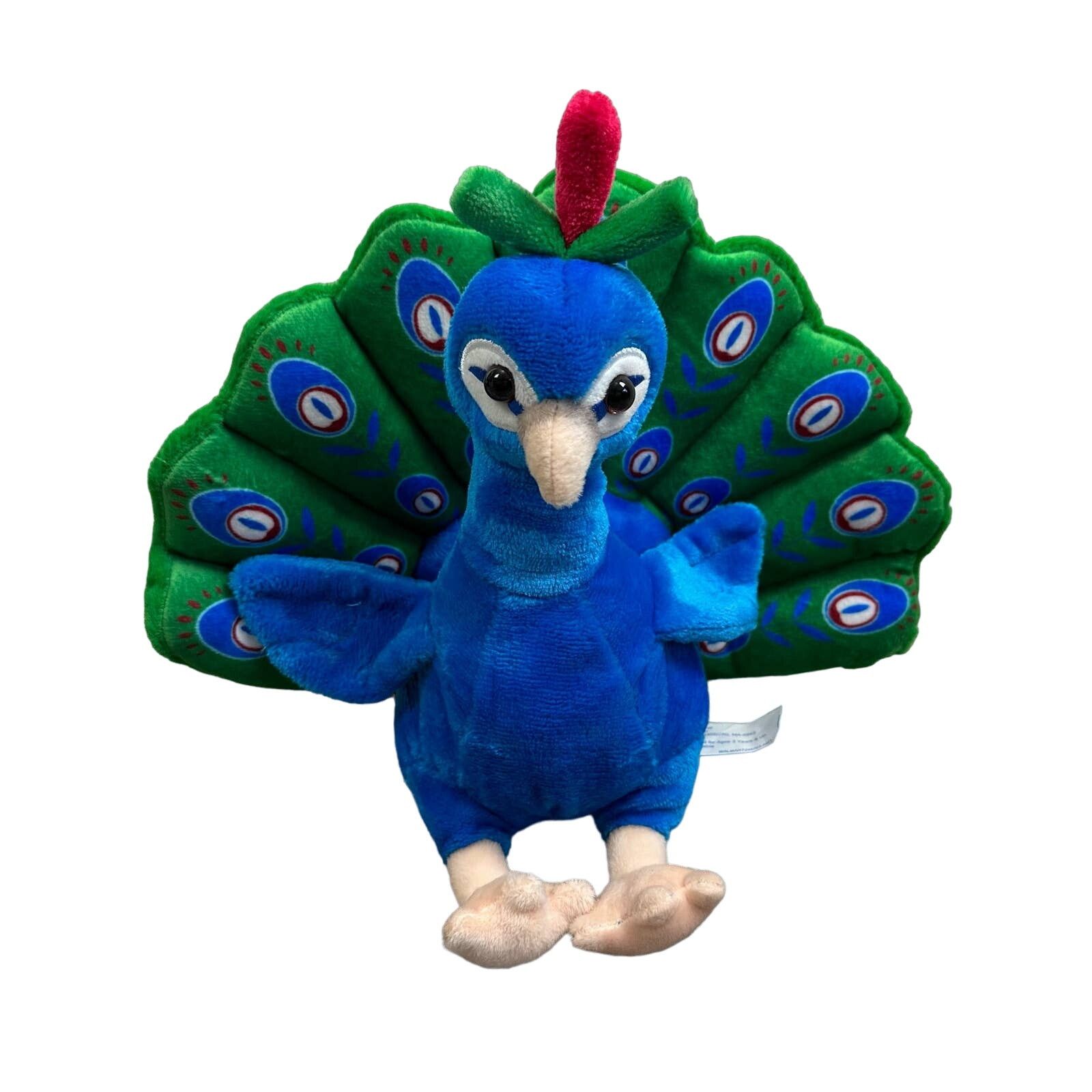 Other Perry Peacock 10" Blue Green Bird Plush Stuffed Animal Size ONE SIZE - 1 Thumbnail