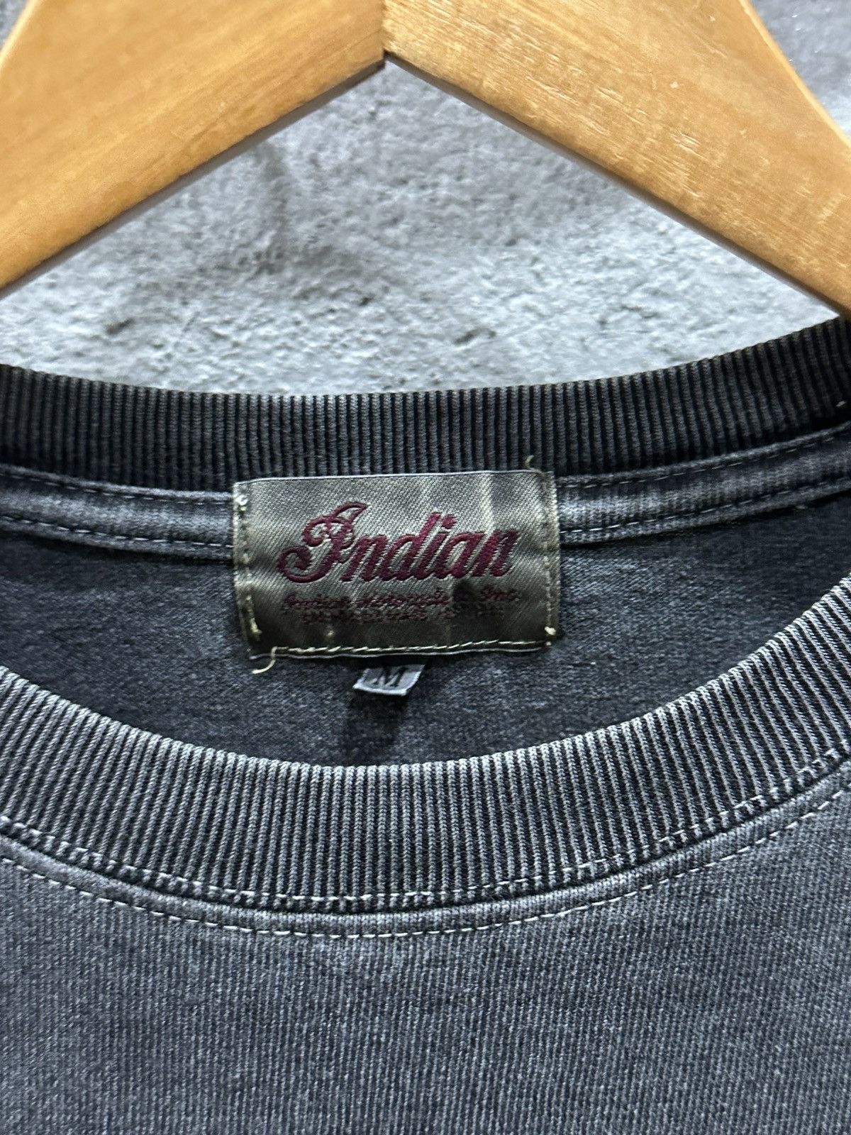 Indian Motorcycle Vintage Indian Motocycle Co Inc Flame Tatoo L/S Shirt Size US M / EU 48-50 / 2 - 5 Thumbnail