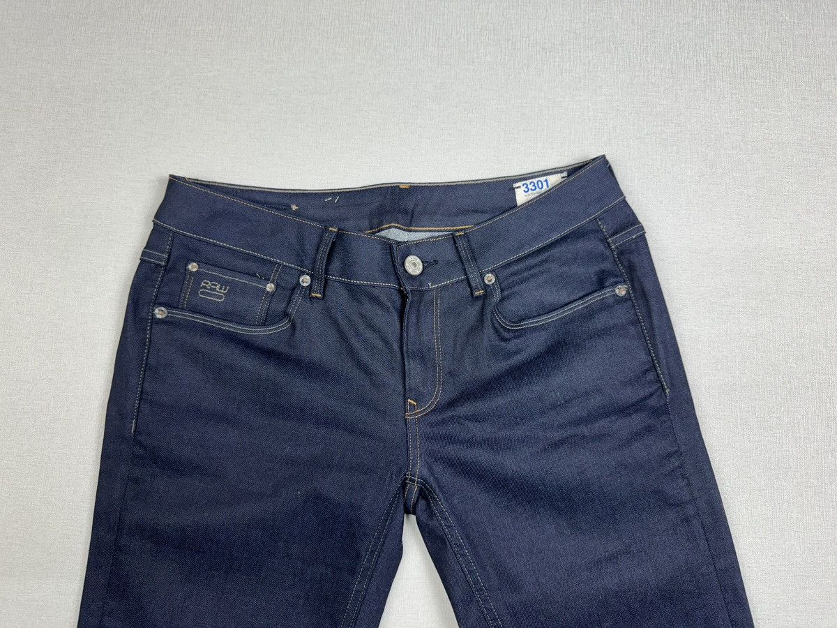 G-Star × Japanese Brand Women’s G-Star Raw 3301 Bootleg Jeans Y2K Denim pants W31L32 Size 30" / US 8 / IT 44 - 2 Thumbnail