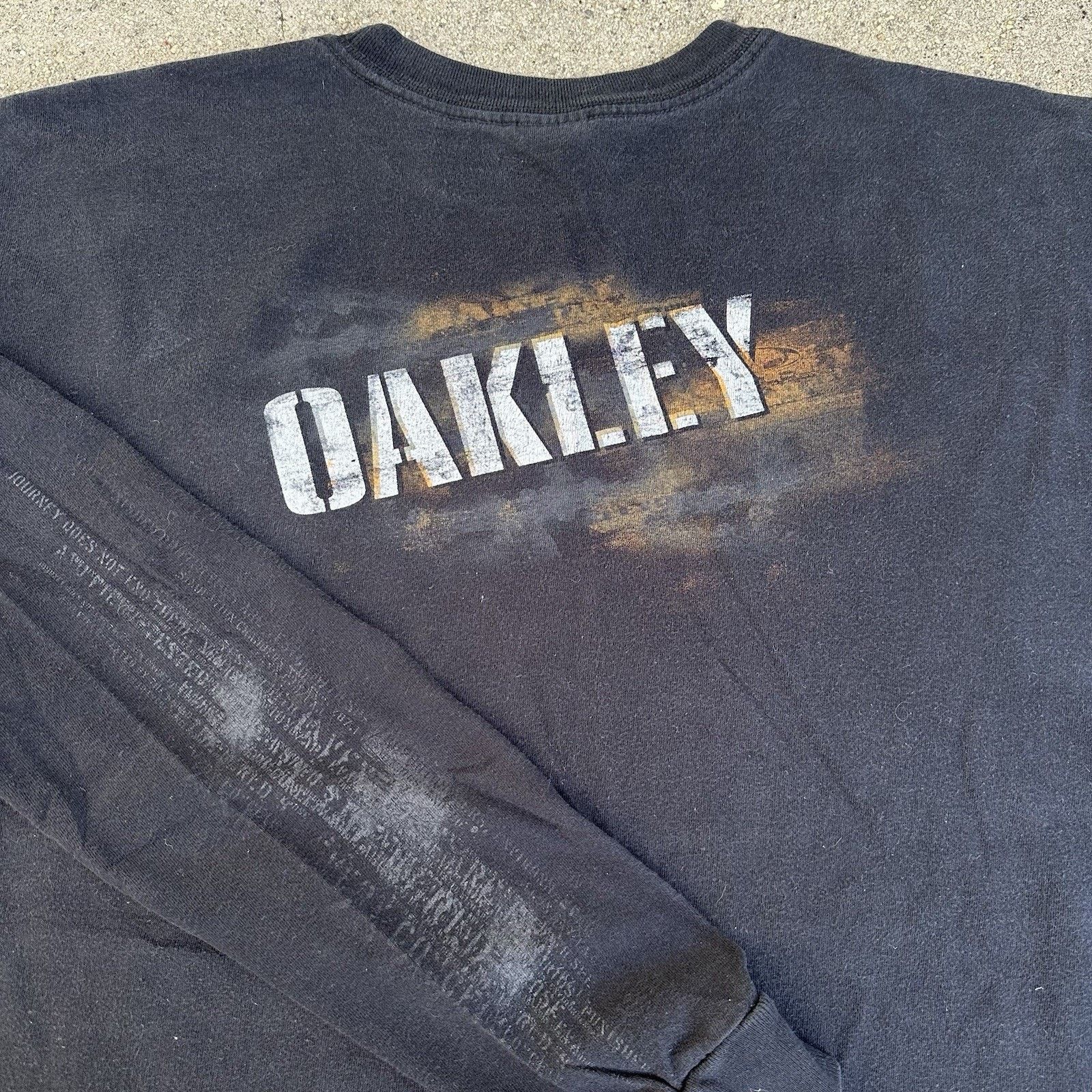Oakley × Vintage Vintage Y2K Oakley Software Skull Longsleeve Shirt Gorpcore Size US XXL / EU 58 / 5 - 2 Thumbnail