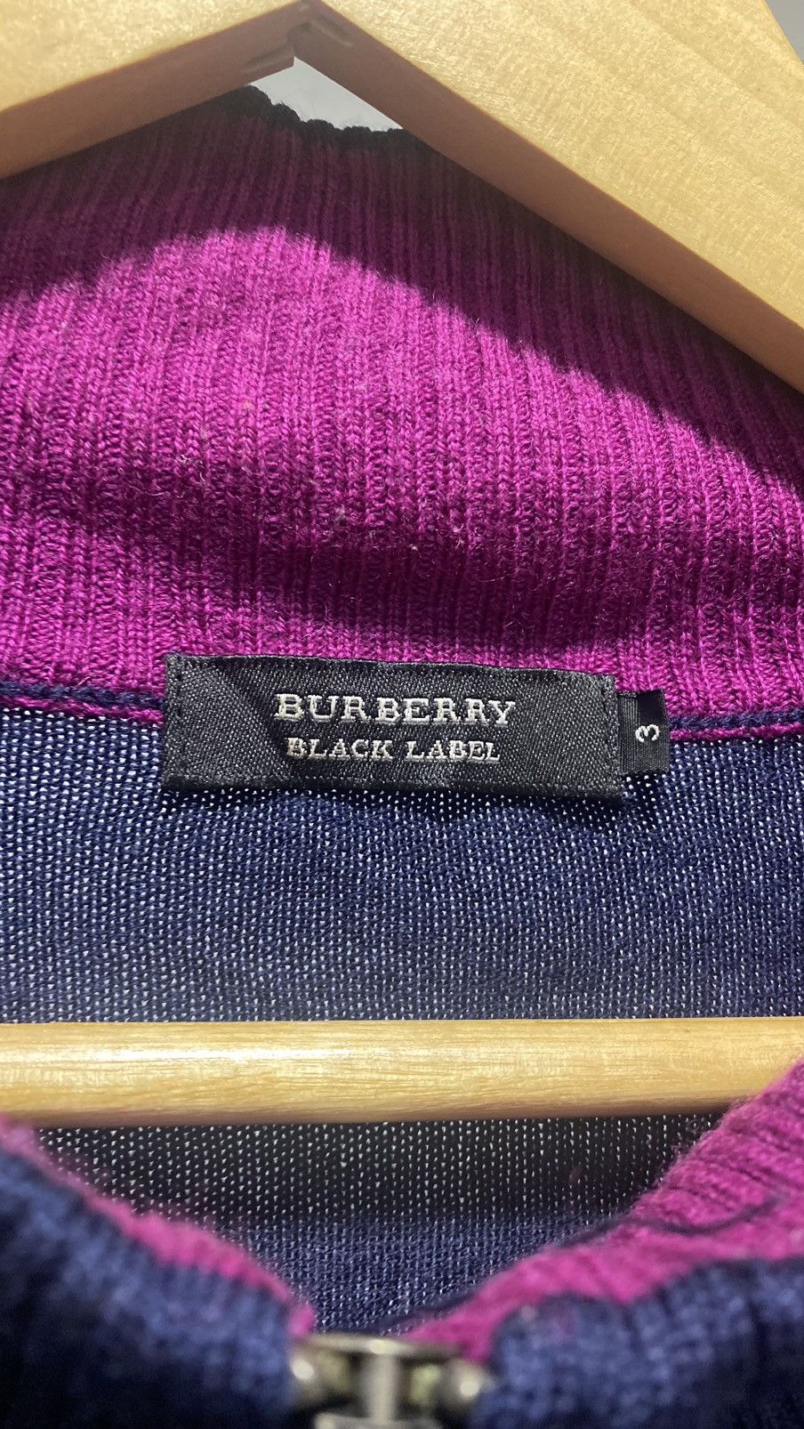 Burberry Burberry Black Label Diamond Knitwear Zip up Size US M / EU 48-50 / 2 - 6 Thumbnail