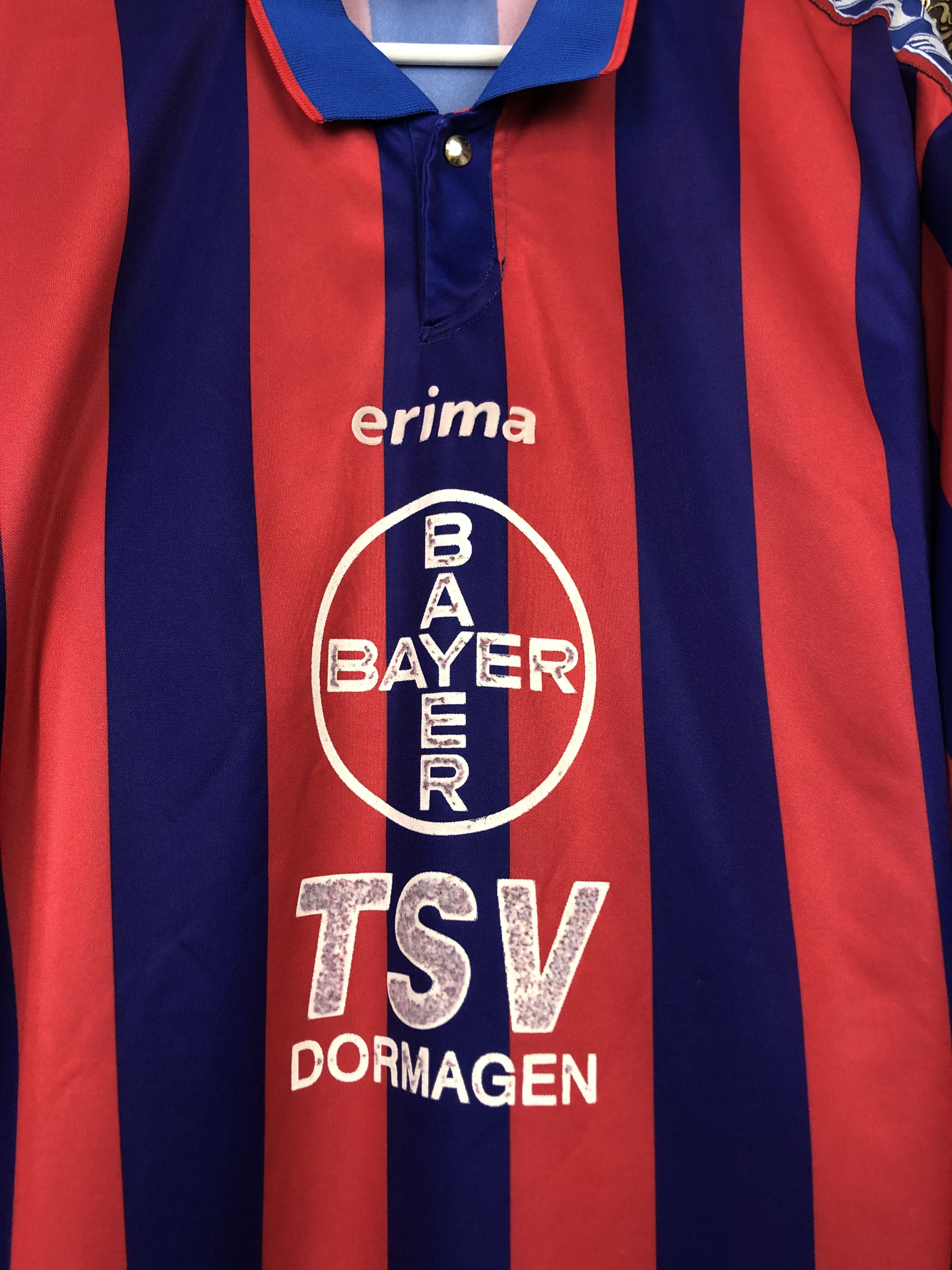 Vintage Bayer Uerdingen Germany football shirt Soccer Tee Trikot Size US XL / EU 56 / 4 - 3 Thumbnail