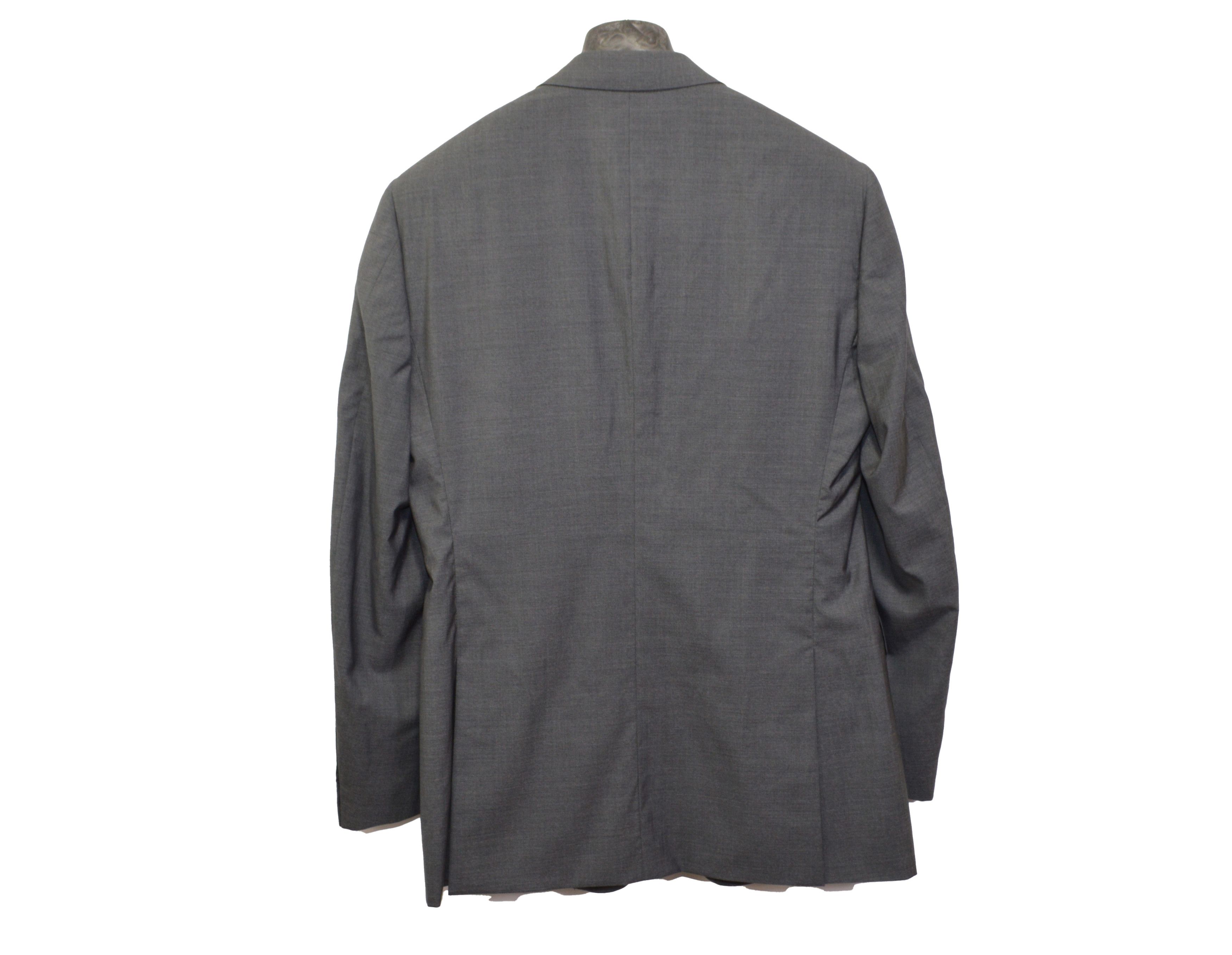 Prada Men's PRADA Milano Blazer 40US/UK 50IT Wool & Silk Gray Size 40R - 6 Thumbnail