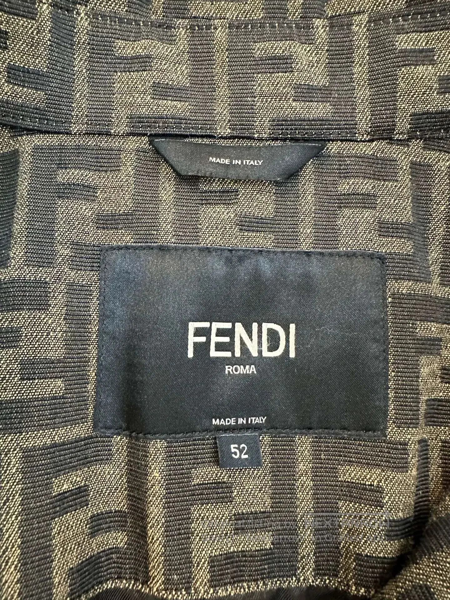 Fendi fendi ss22 logo print polo jacket. Size US L / EU 52-54 / 3 - 4 Thumbnail