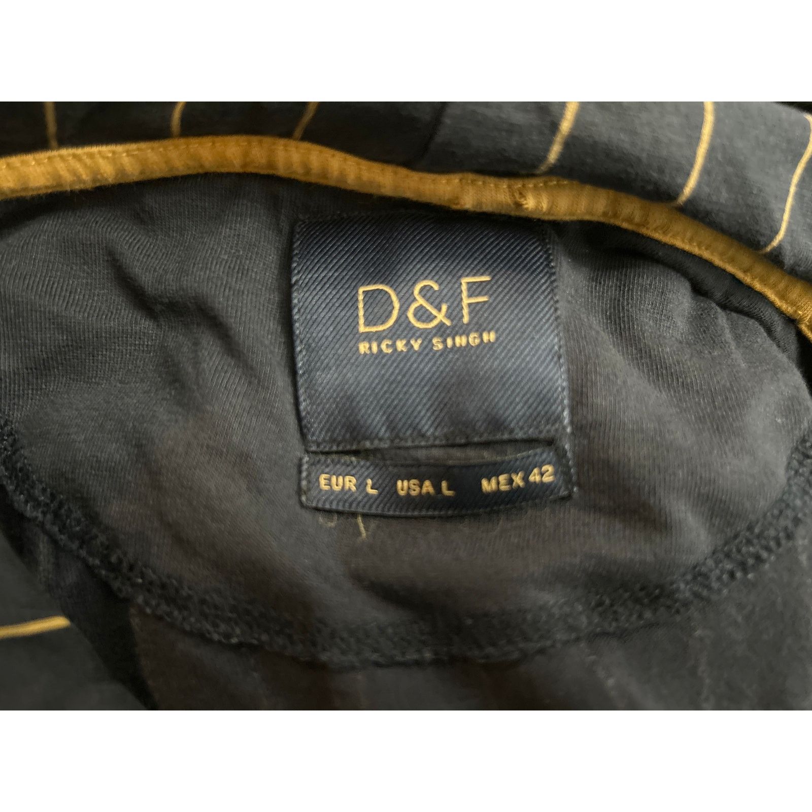 Other D&F Ricky Singh Perfect Strangers Hoodie L Black Stripe Size US L / EU 52-54 / 3 - 3 Thumbnail