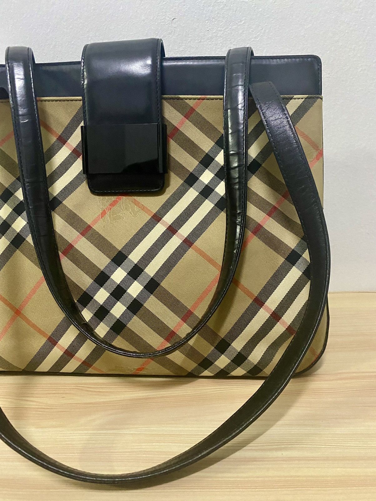 Burberry Vintage Burberrys of London Nova check handbag Size ONE SIZE - 2 Thumbnail
