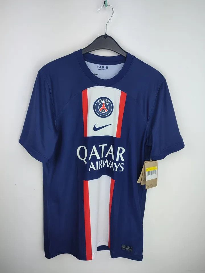 Nike 2022-23 Paris Saint-Germain Home FOOTBALL Kit SHIRT SOCCER Size US M / EU 48-50 / 2 - 1 Thumbnail