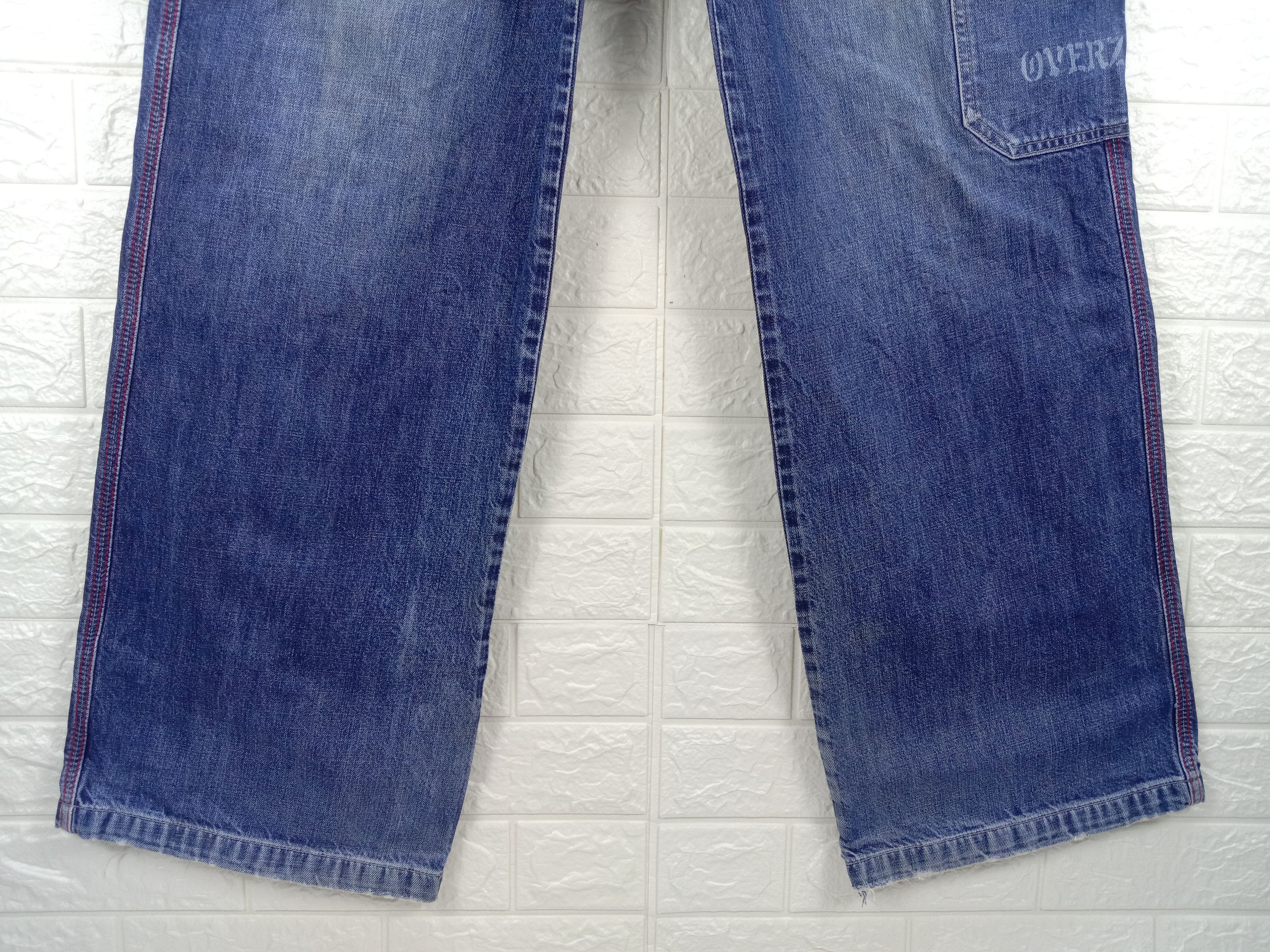 Japanese Brand Baggy Jeans Japanese Multi Pocket Cargo Wide Denim Size US 32 / EU 48 - 4 Thumbnail