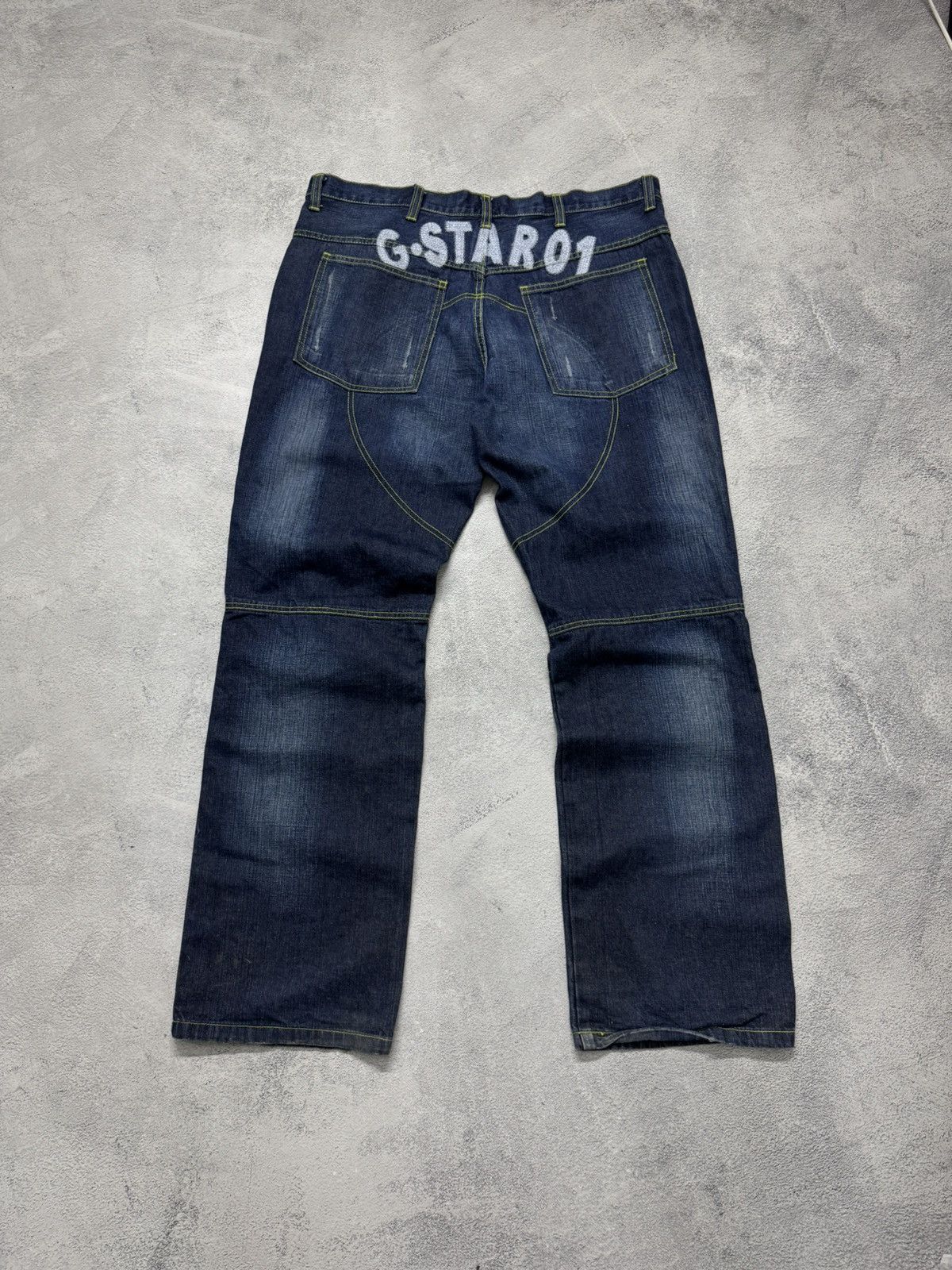 G-Star Vintage Y2k G Star Denim Jeans Big Logo 01 Size US 38 / EU 54 - 1 Thumbnail