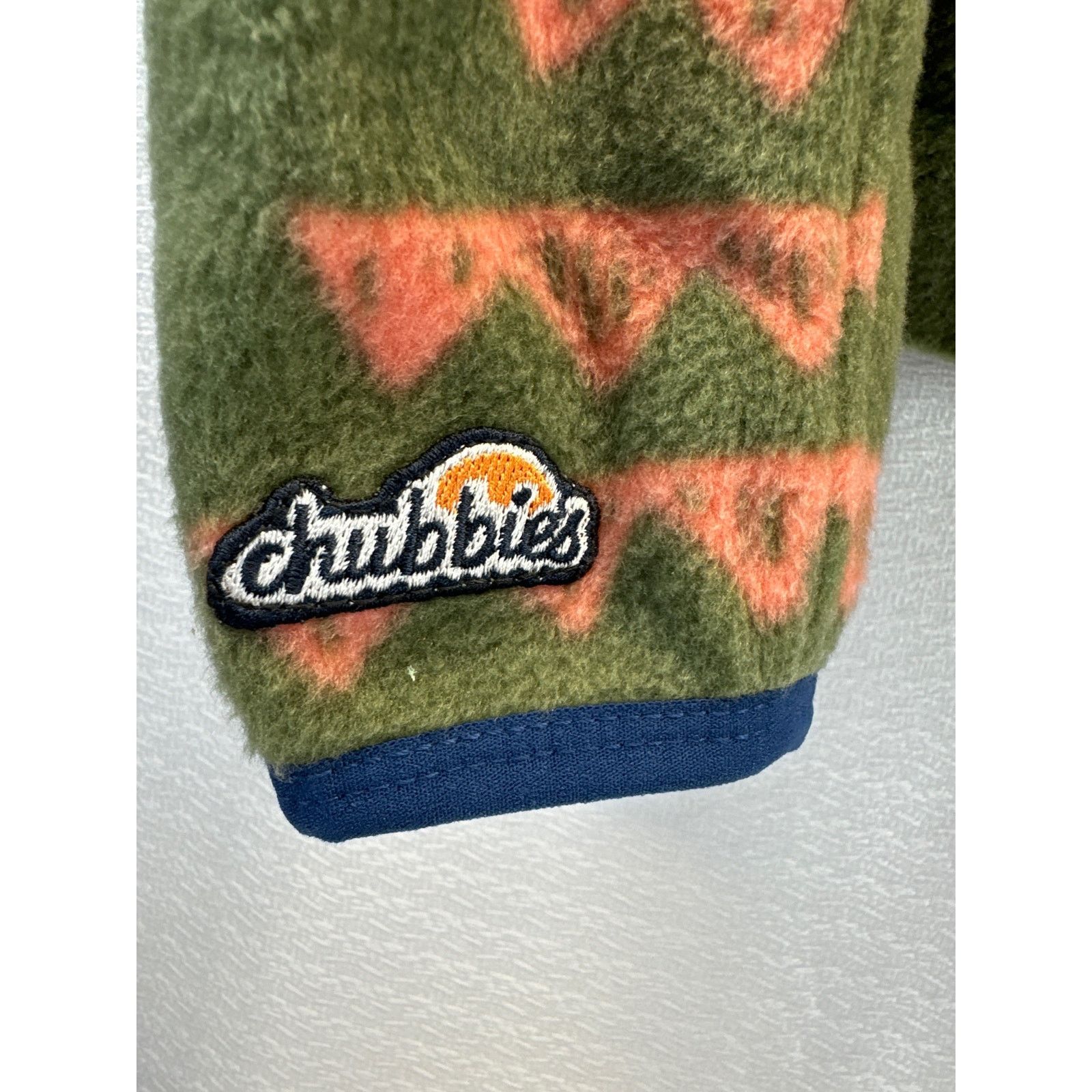Chubbies Chubbies “Naturalist” 1/4 zip Green Fleece Pullover men sz M Size US M / EU 48-50 / 2 - 5 Thumbnail