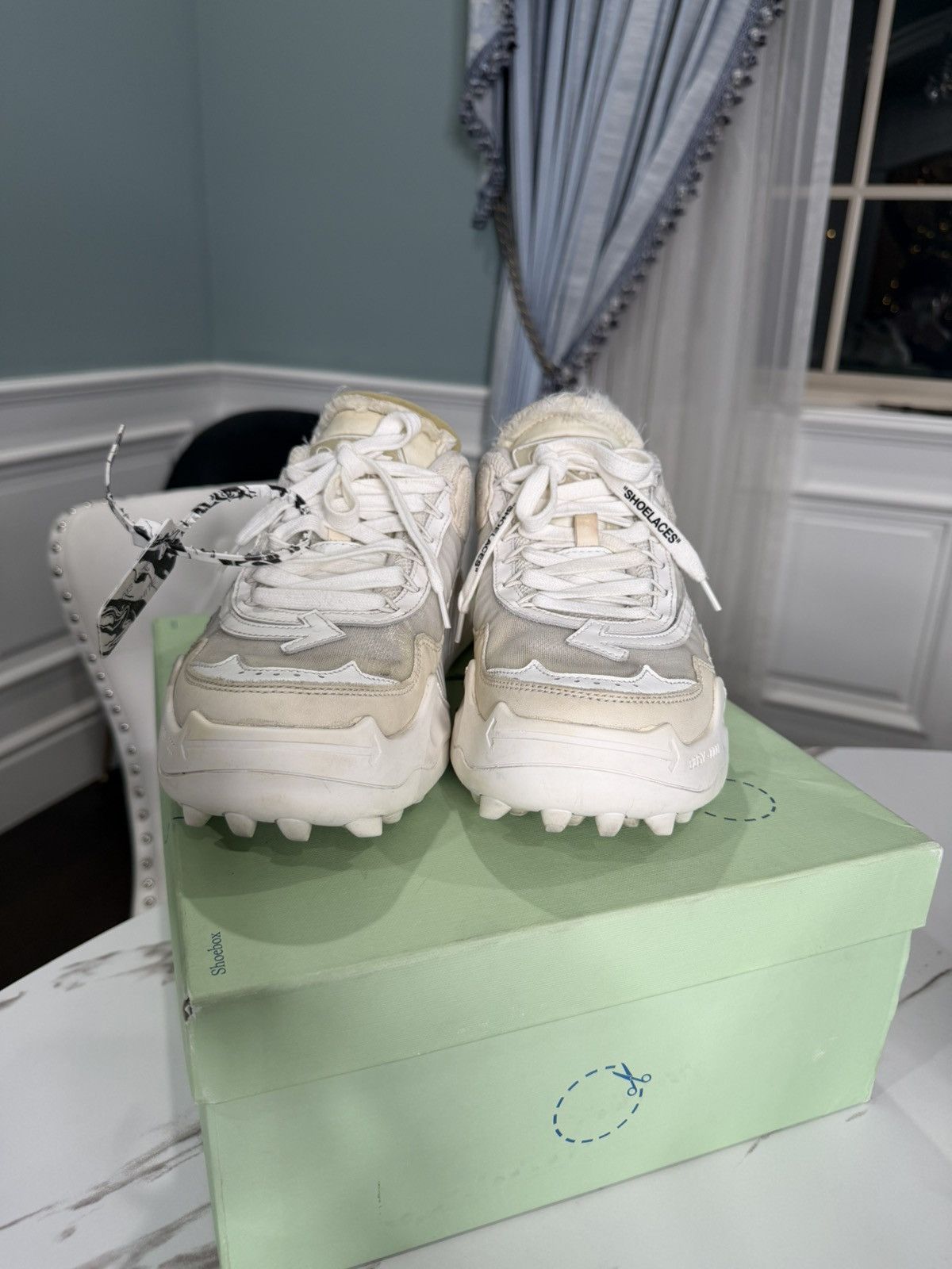 Off-White Off-White Odsy-1000 White Size US 9 / EU 42 - 3 Thumbnail