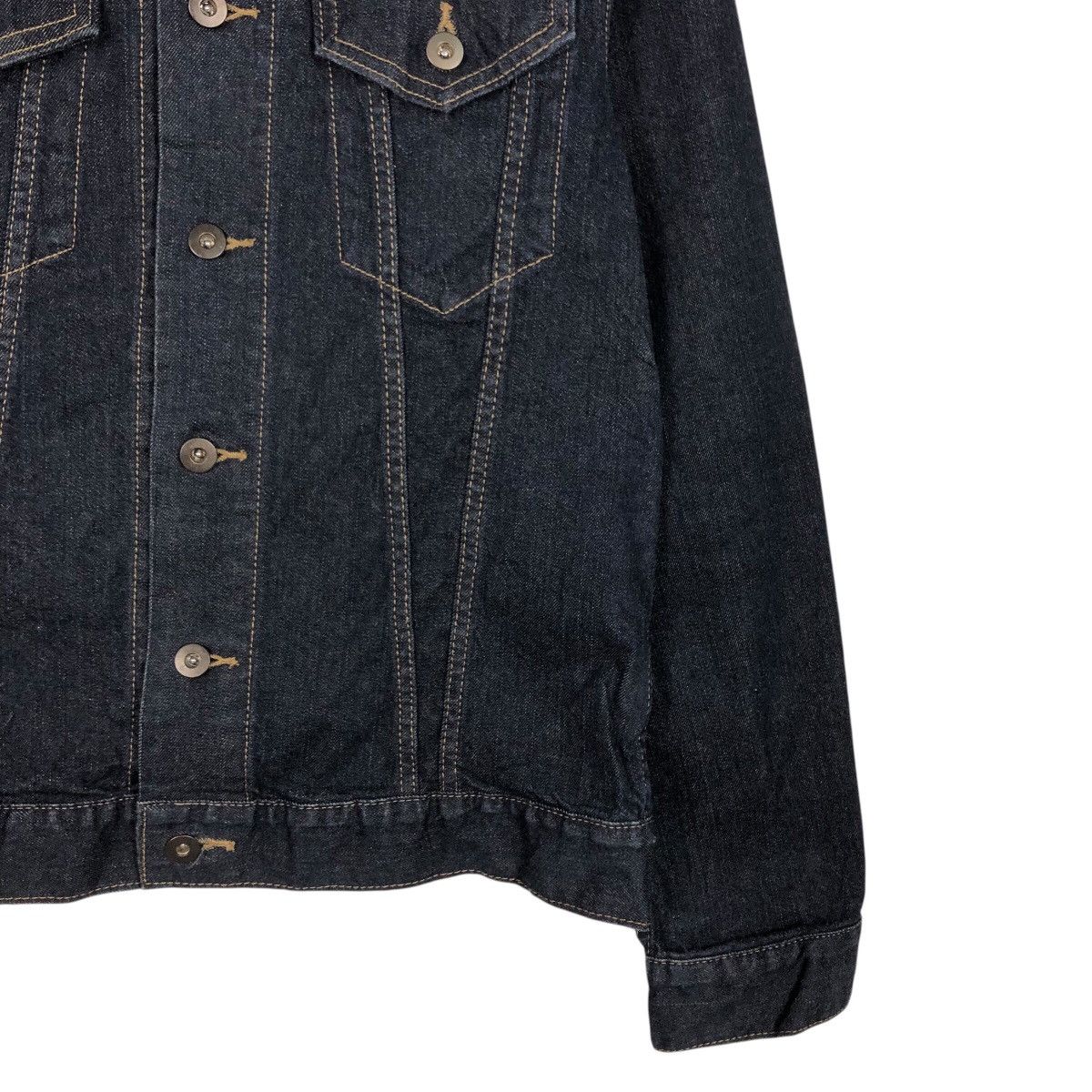 Japanese Brand 📌Vintage Biker Denim Jacket Uniqlo Japan Issey Miyake Size US M / EU 48-50 / 2 - 6 Thumbnail