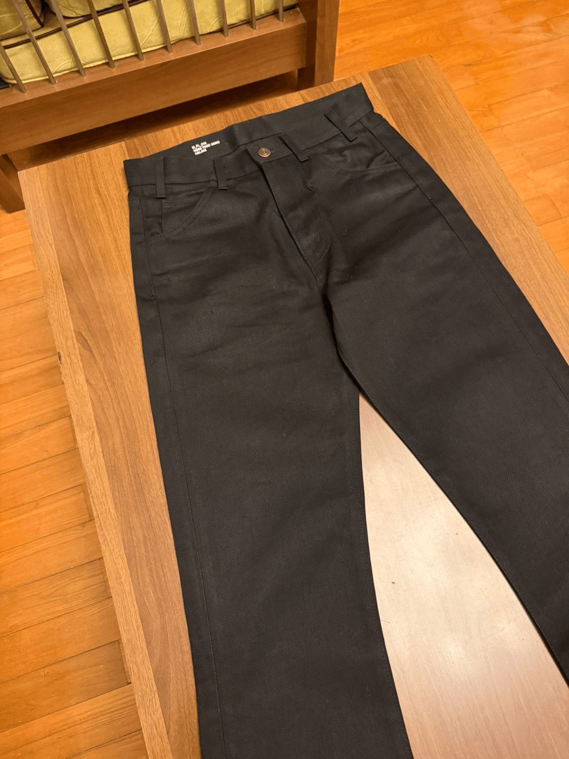 Celine Celine Sz 27 Celine 21AW Runway Distressed Bell Bottom Den Size US 27 - 2 Thumbnail