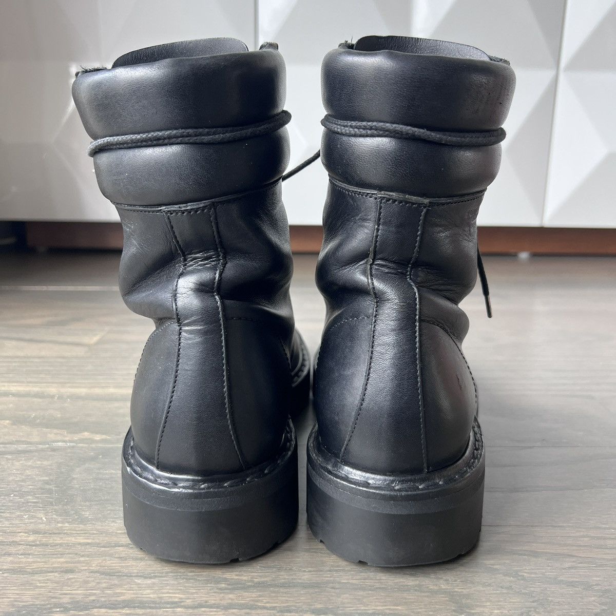 Saint Laurent Paris Saint Laurent Paris Hedi AW15 Trekker Boots Black Leather Size US 8 / EU 41 - 3 Thumbnail