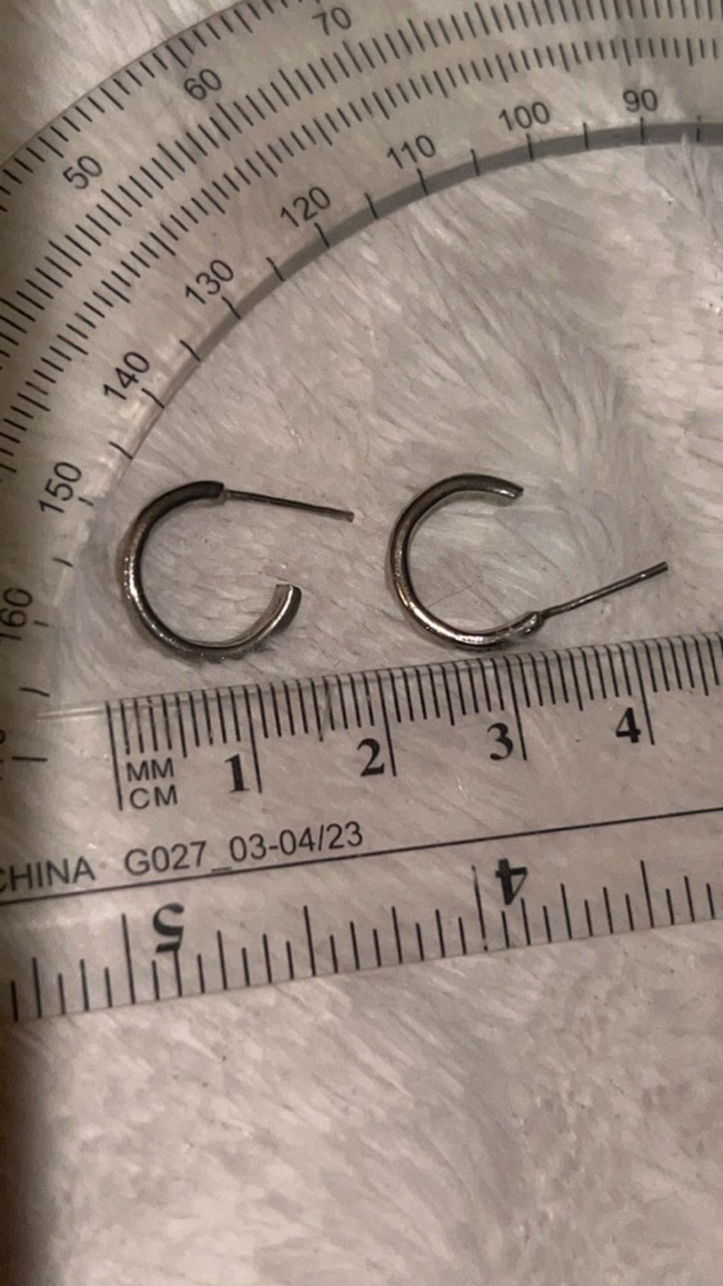 The Unbranded Brand Women's Unbranded Silver Tone Hoop Earrings One Size Size ONE SIZE - 3 Thumbnail