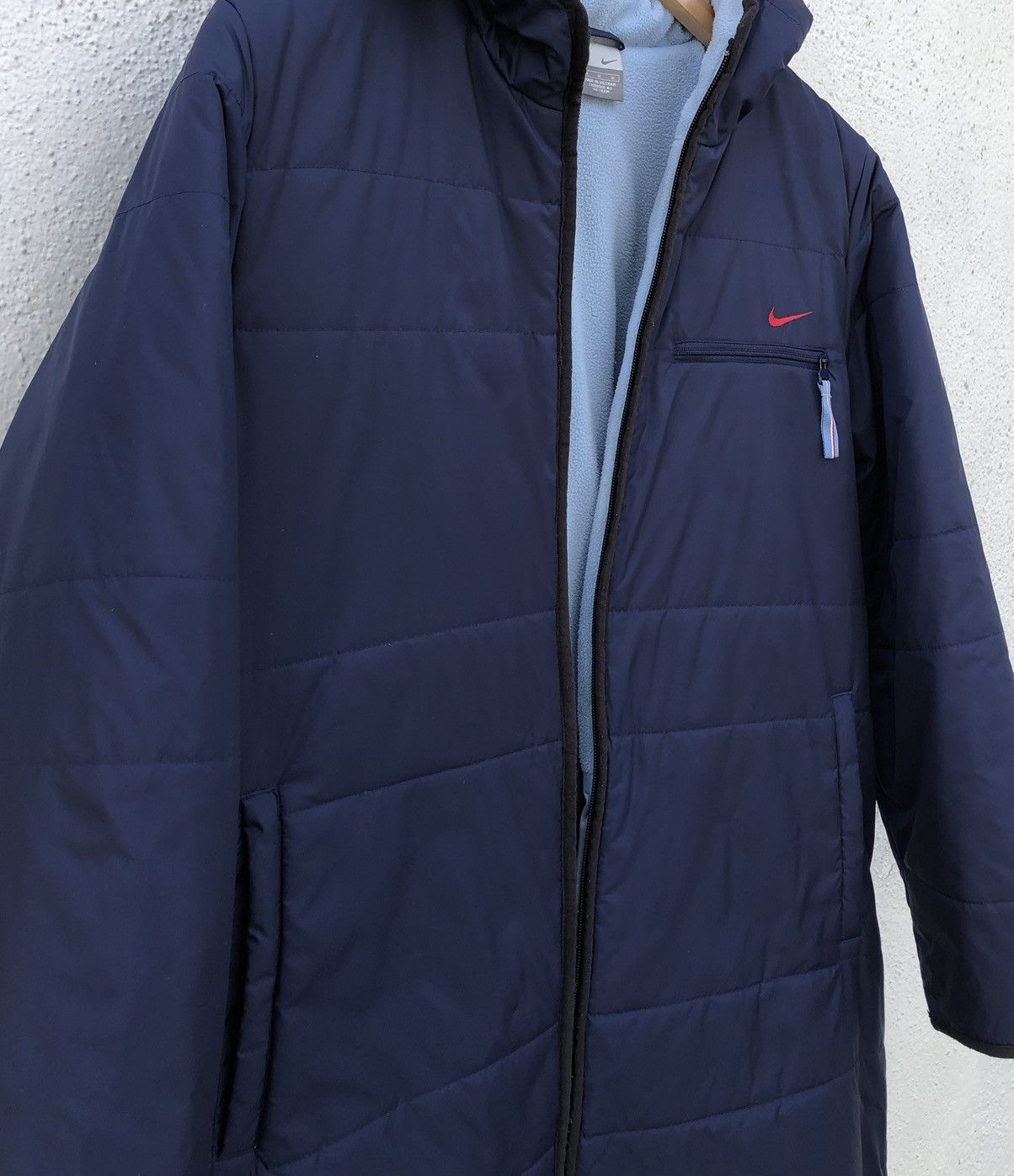 Nike Vintage Nike Sportswear Women's Puffer Long Full-Zip Hoodie Size M / US 6-8 / IT 42-44 - 6 Thumbnail