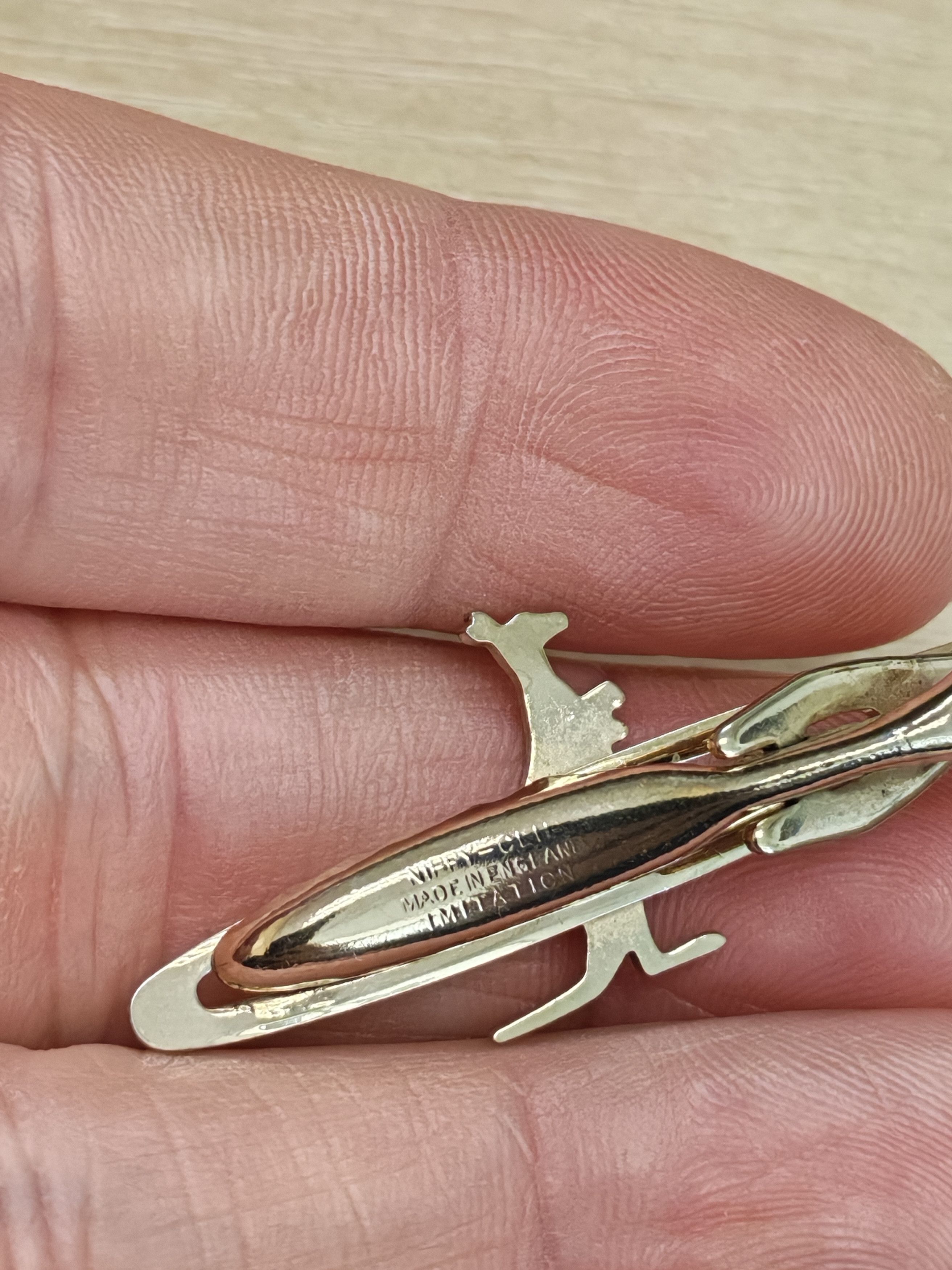 Other Vintage kangaroo tie clip. Silver-tone metal. UK, 1970s. Size ONE SIZE - 2 Thumbnail