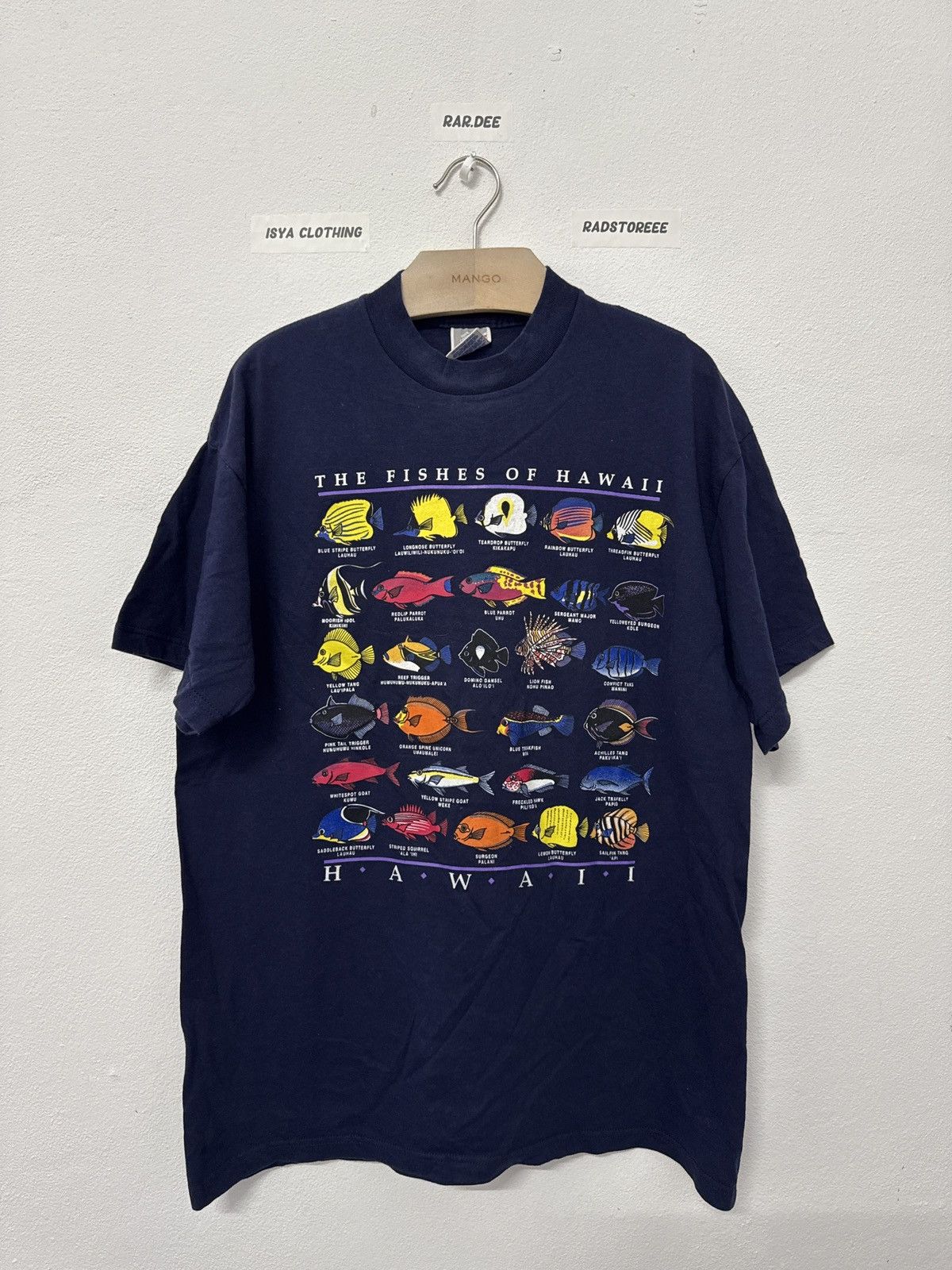 Vintage Vintage The Fishes Of Hawaii Tee Size US L / EU 52-54 / 3 - 1 Thumbnail