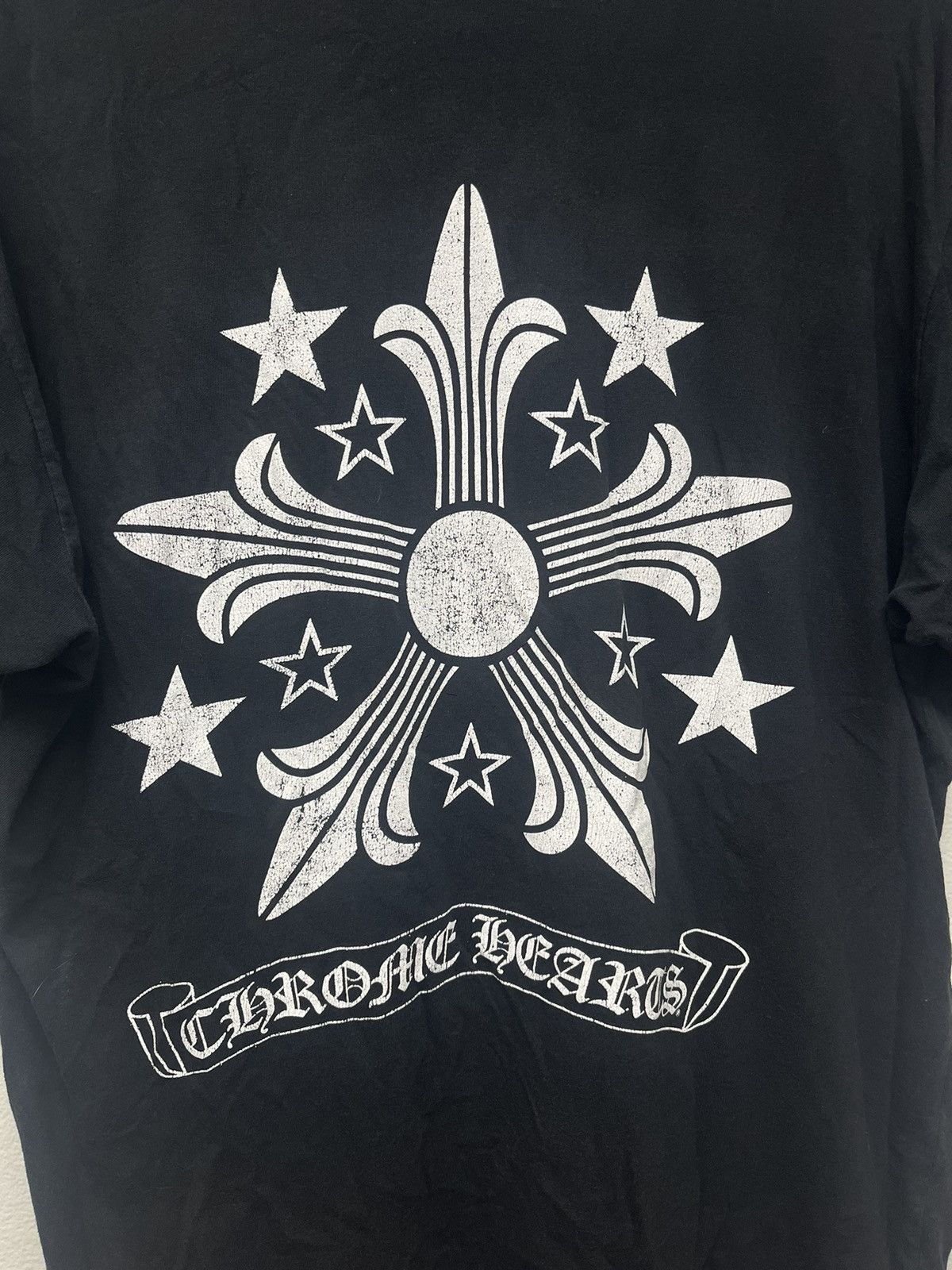 Chrome Hearts Vintage Chrome Hearts Fancy Star Logo Pocket Tshirt Size US L / EU 52-54 / 3 - 2 Thumbnail