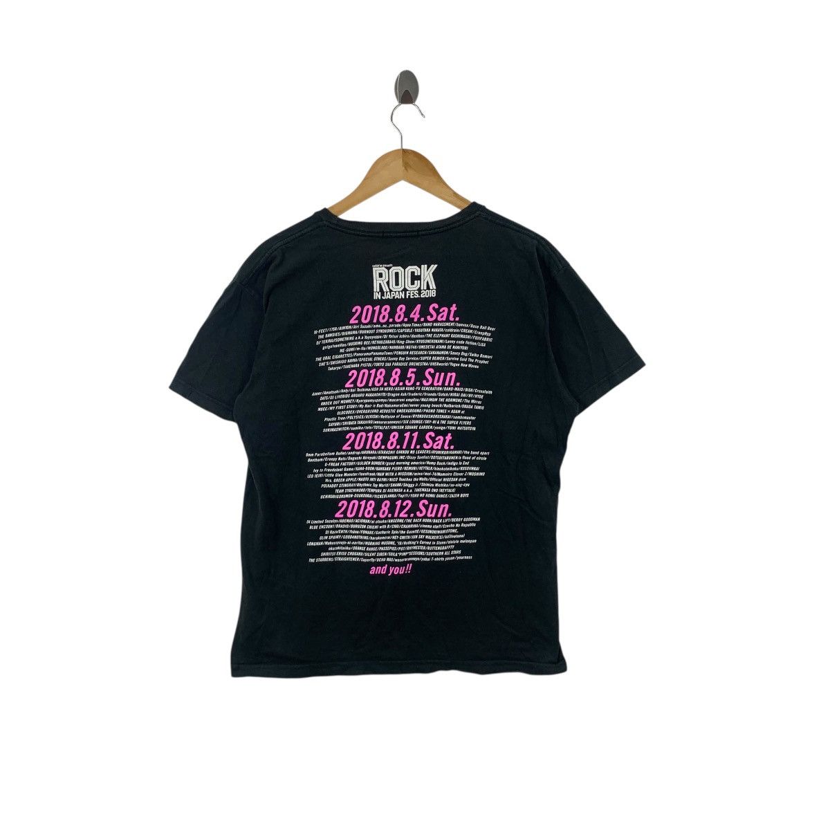 Vintage ROCK IN JAPAN FESTIVAL 2018 Year End Celebration Pink Size L / US 10 / IT 46 - 6 Thumbnail