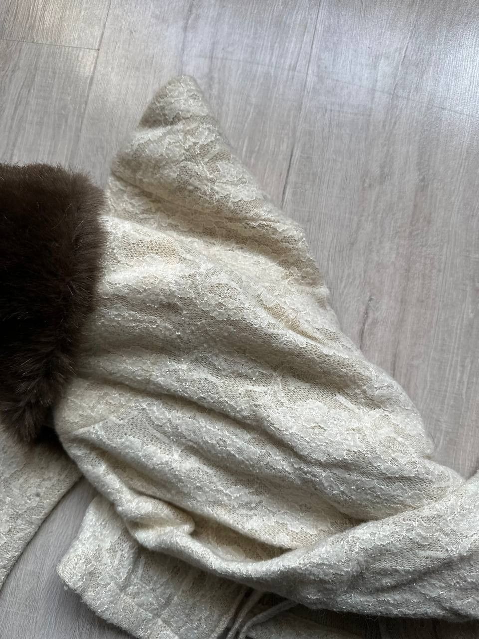 Japanese Brand 00s vintage japan style y2k faux fur cardigan Size S / US 4 / IT 40 - 4 Thumbnail