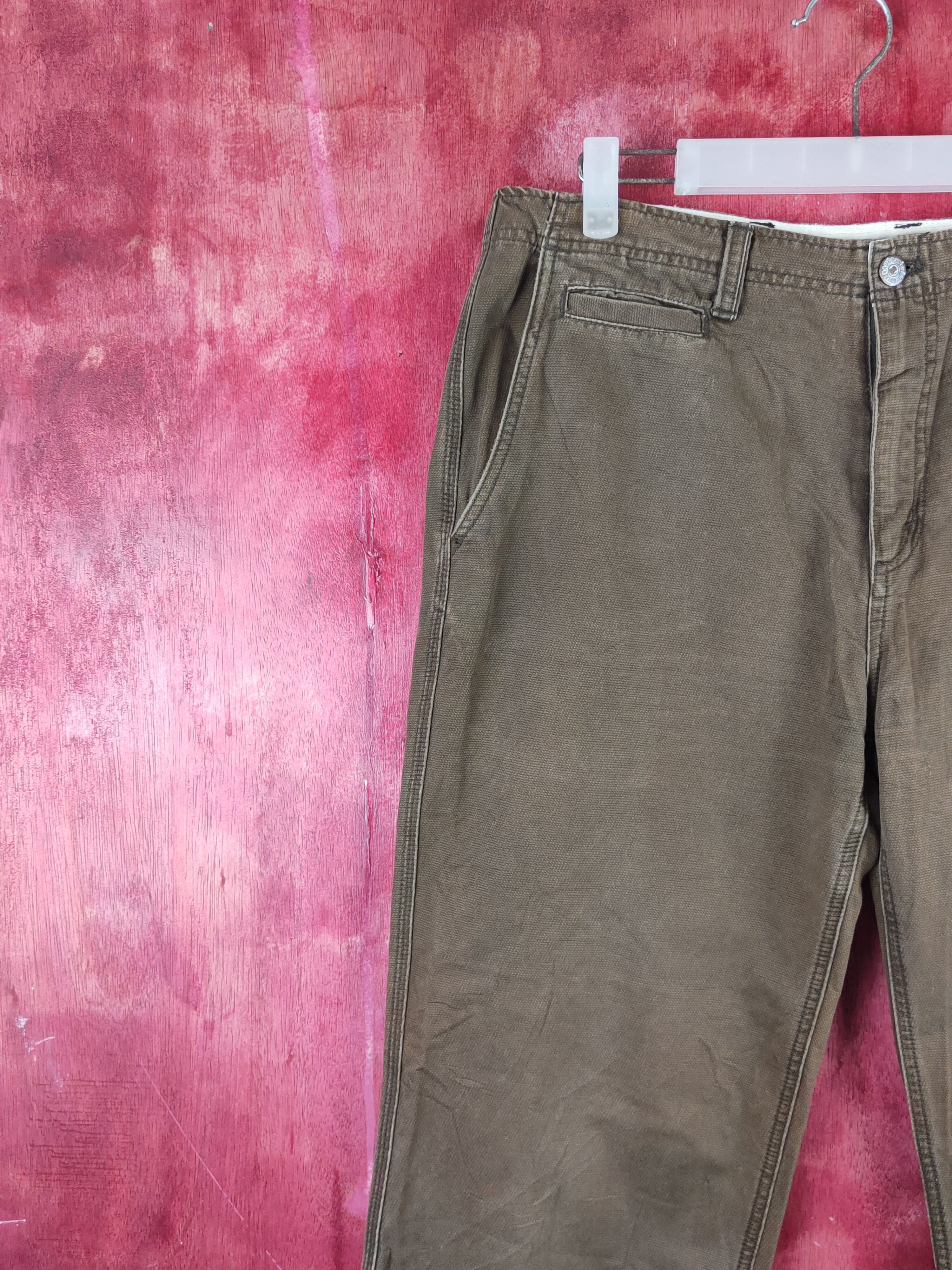 Eddie Bauer Eddie Bauer Dark Brown Multipocket Jeans #S1721 Size US 33 - 3 Thumbnail